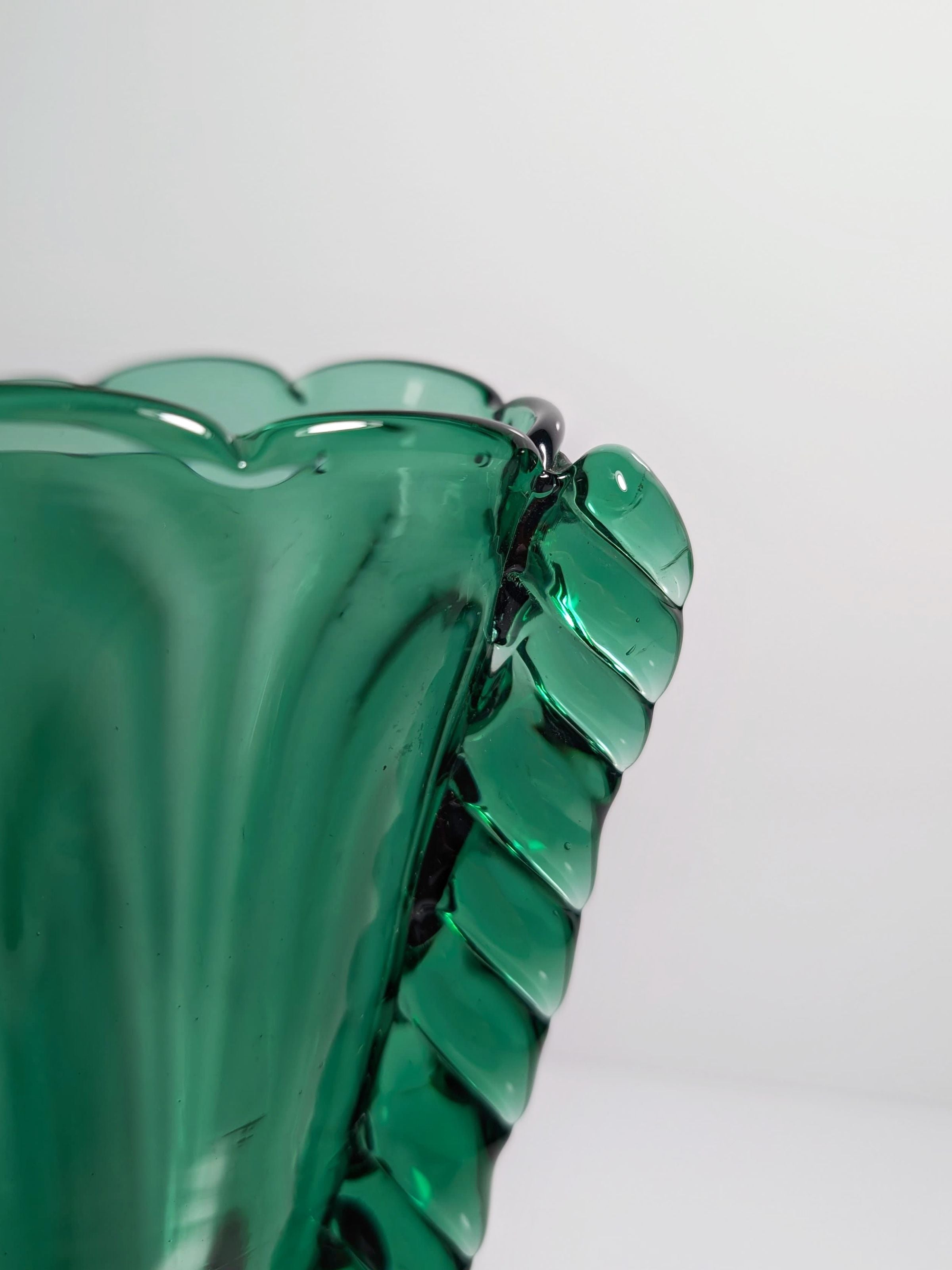 Glass Amphora Vase -1910s