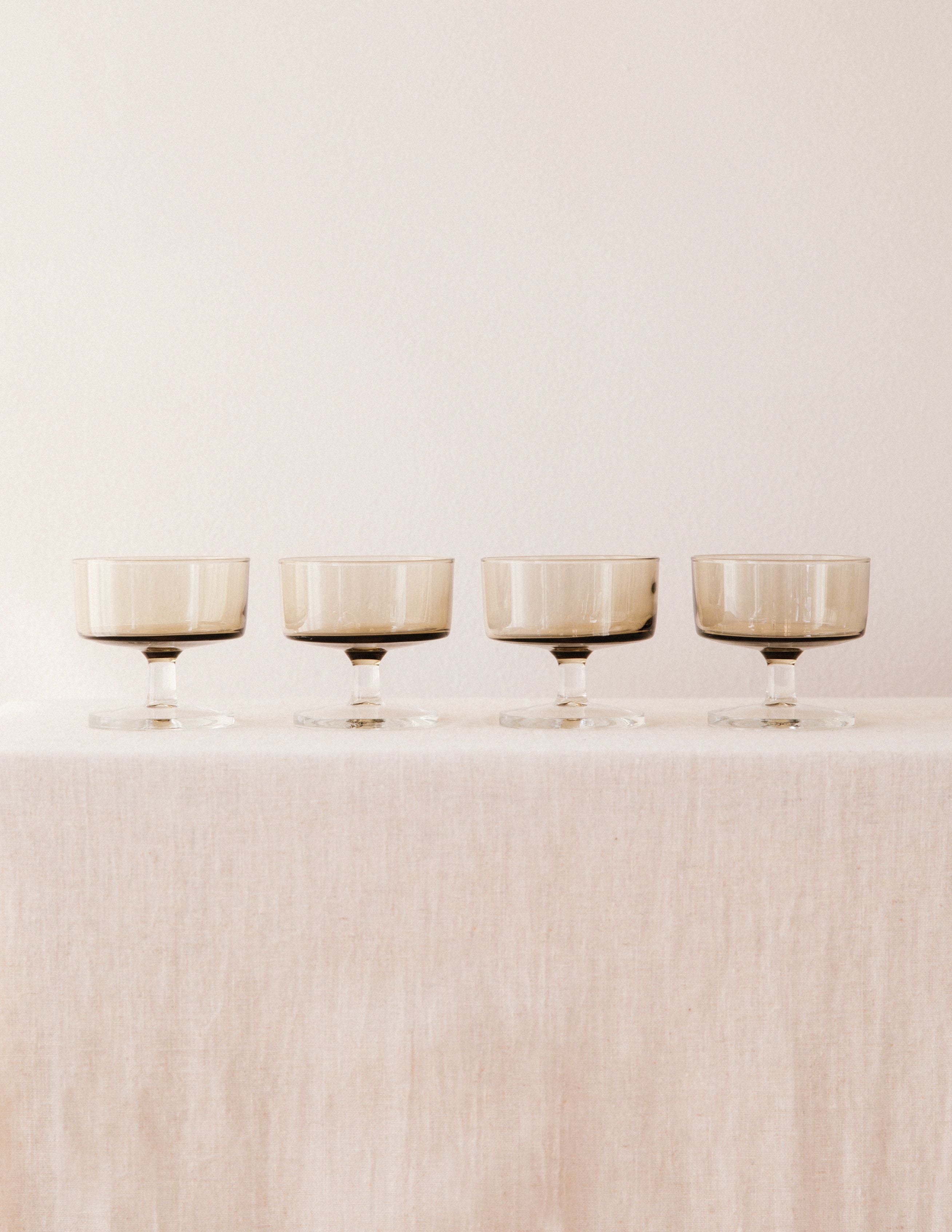 Smoked Glass Coupes