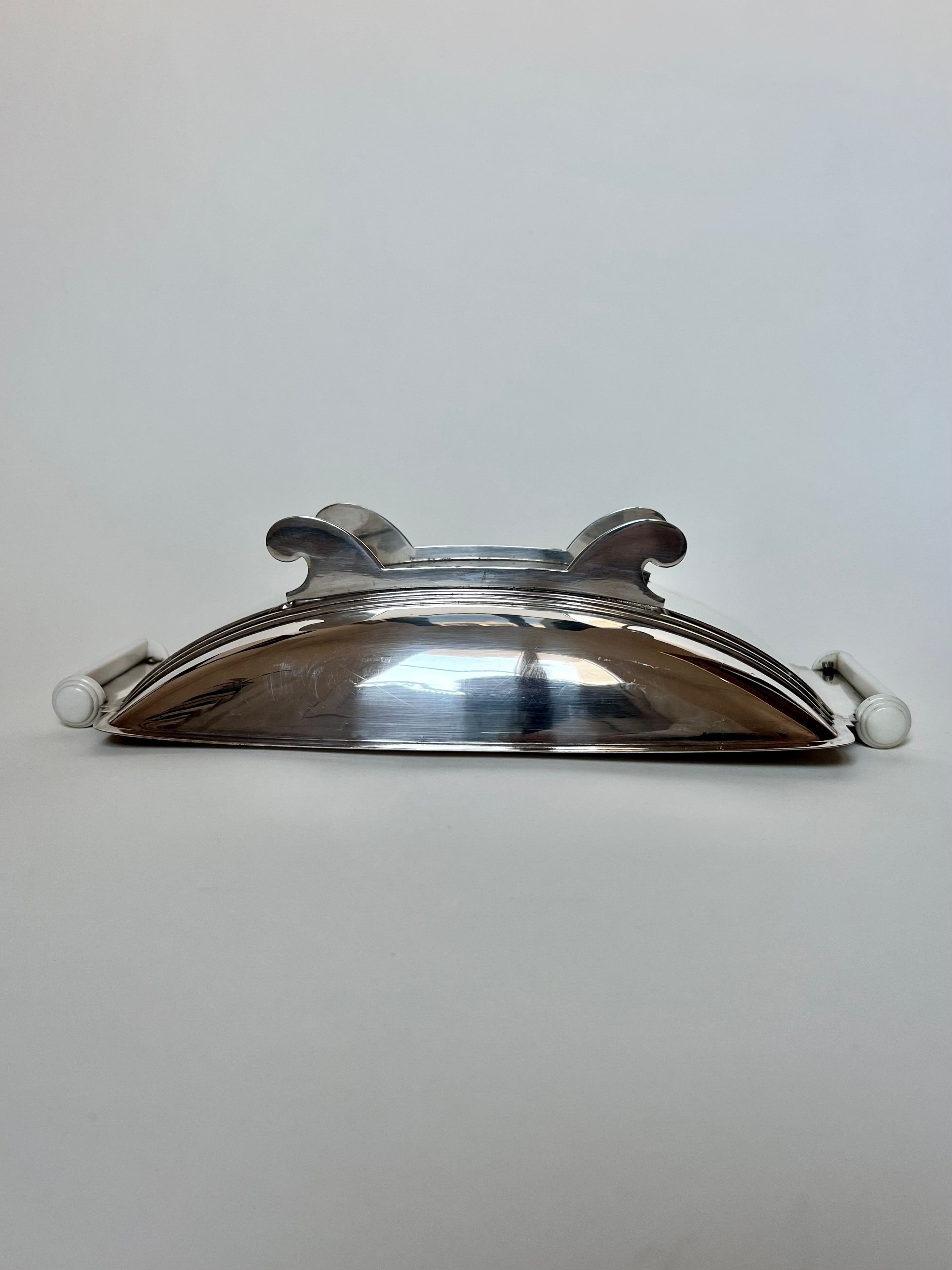 Art Deco Bread Dish With Handles