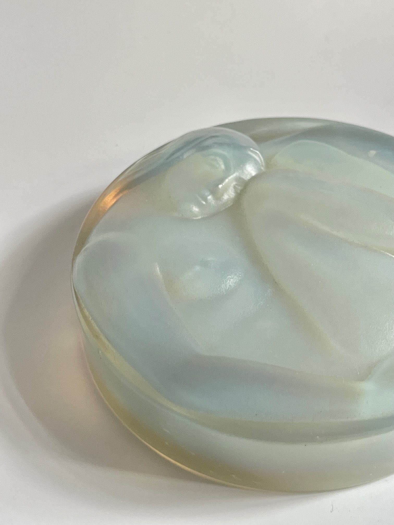 Presse-papiers en verre Art Déco