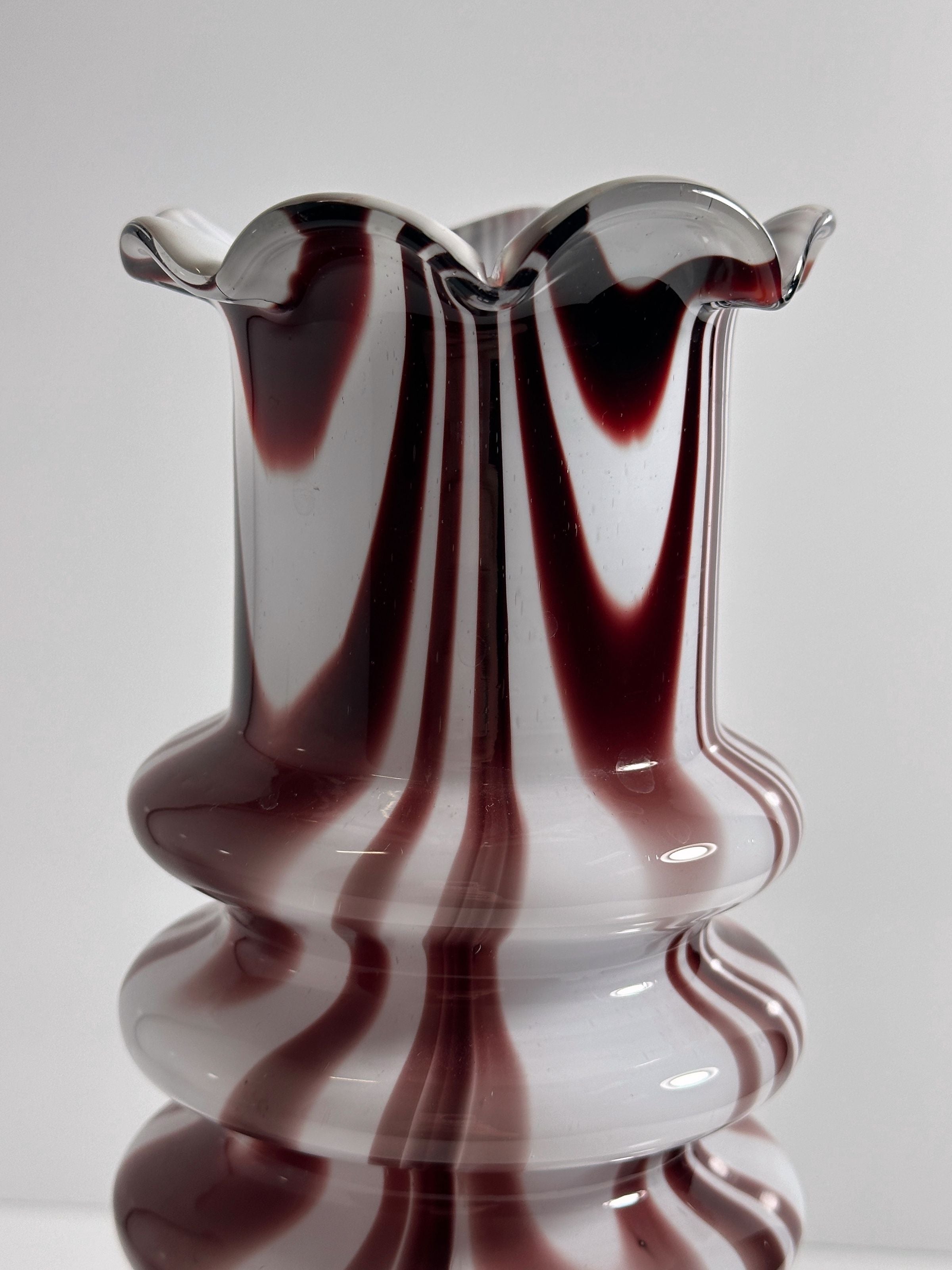 1970s Carlo Moretti Opalina Fiorentina Vase