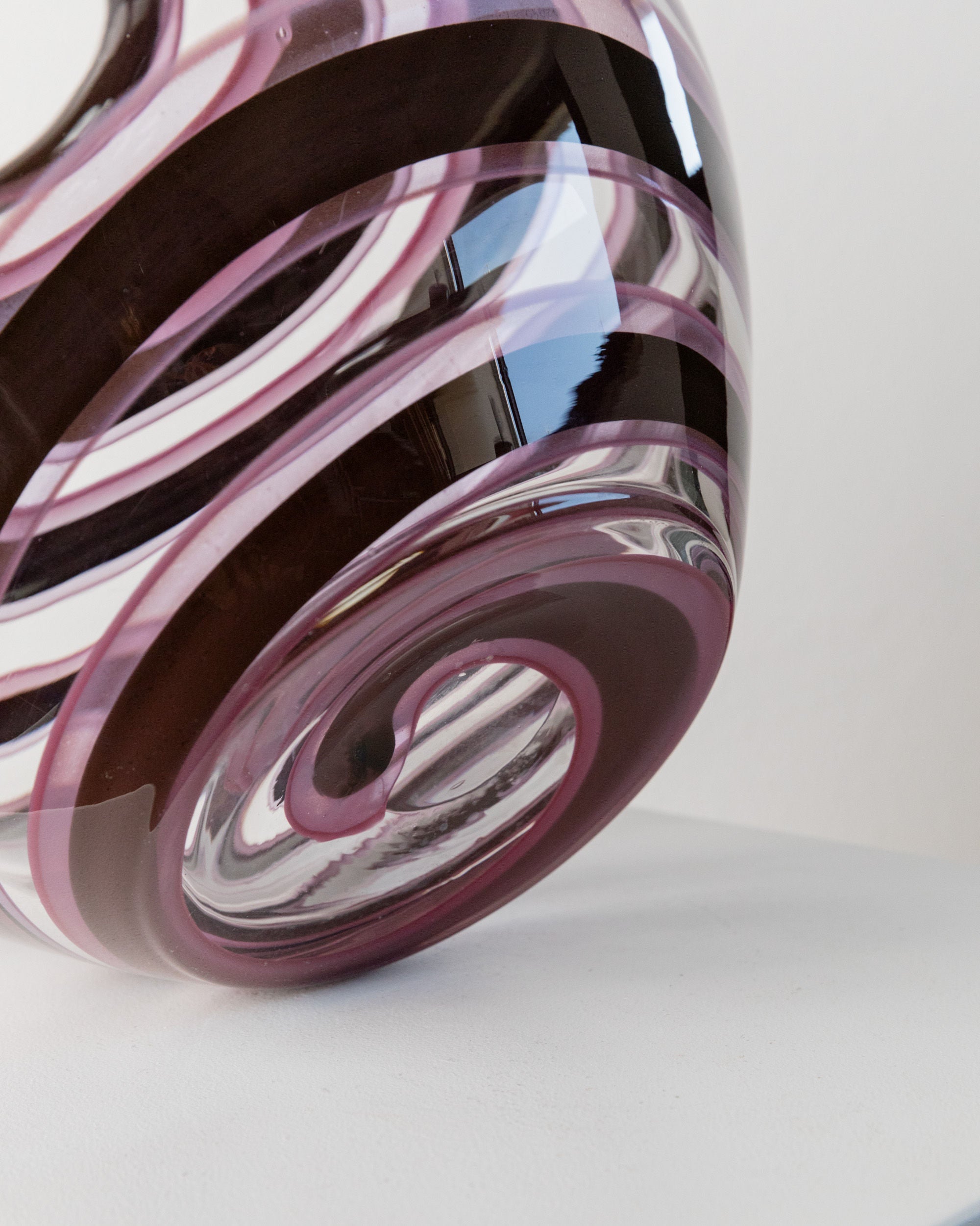 Murano Glass Vase, Italy 1970s