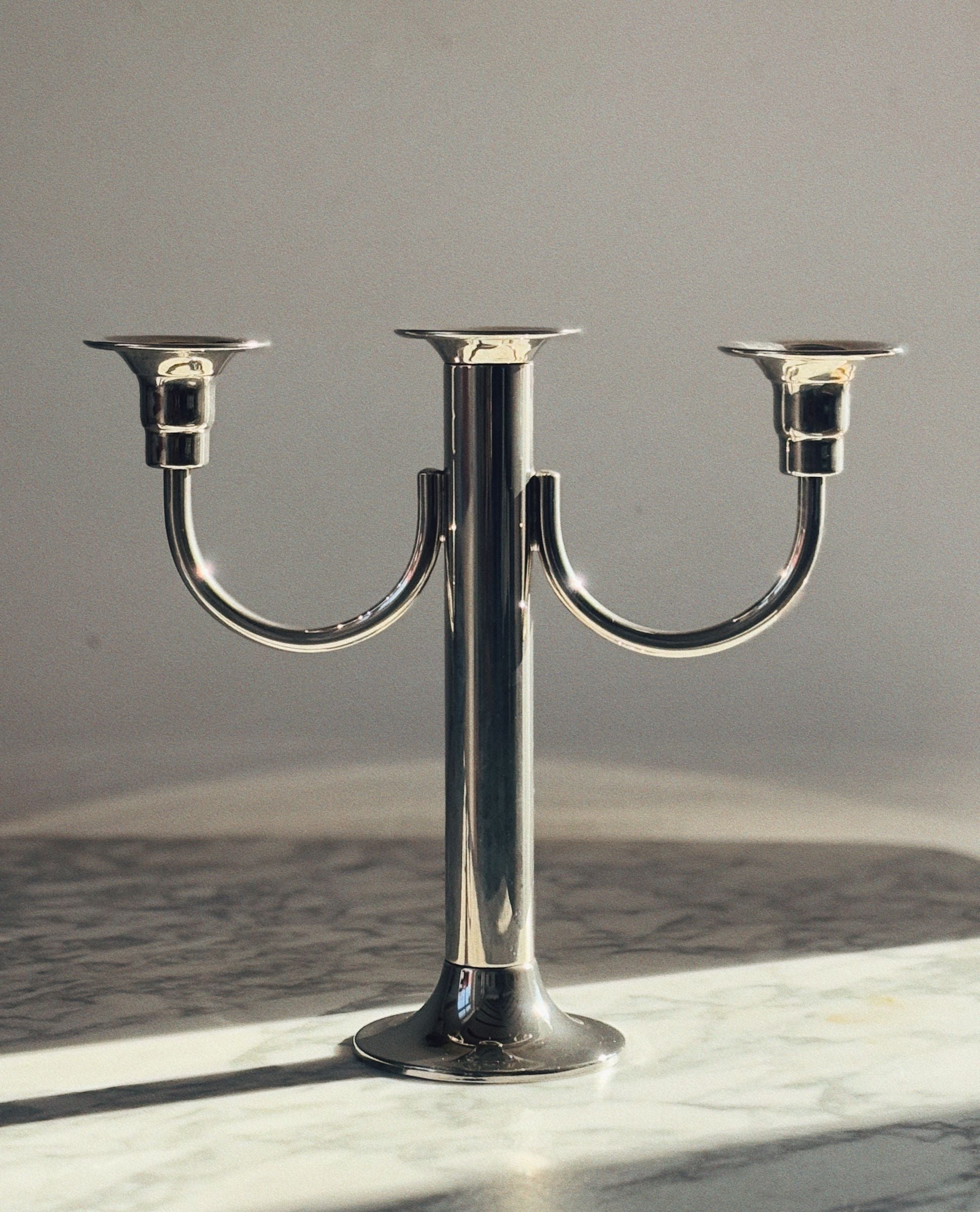 3 Arm Metal Candleholder