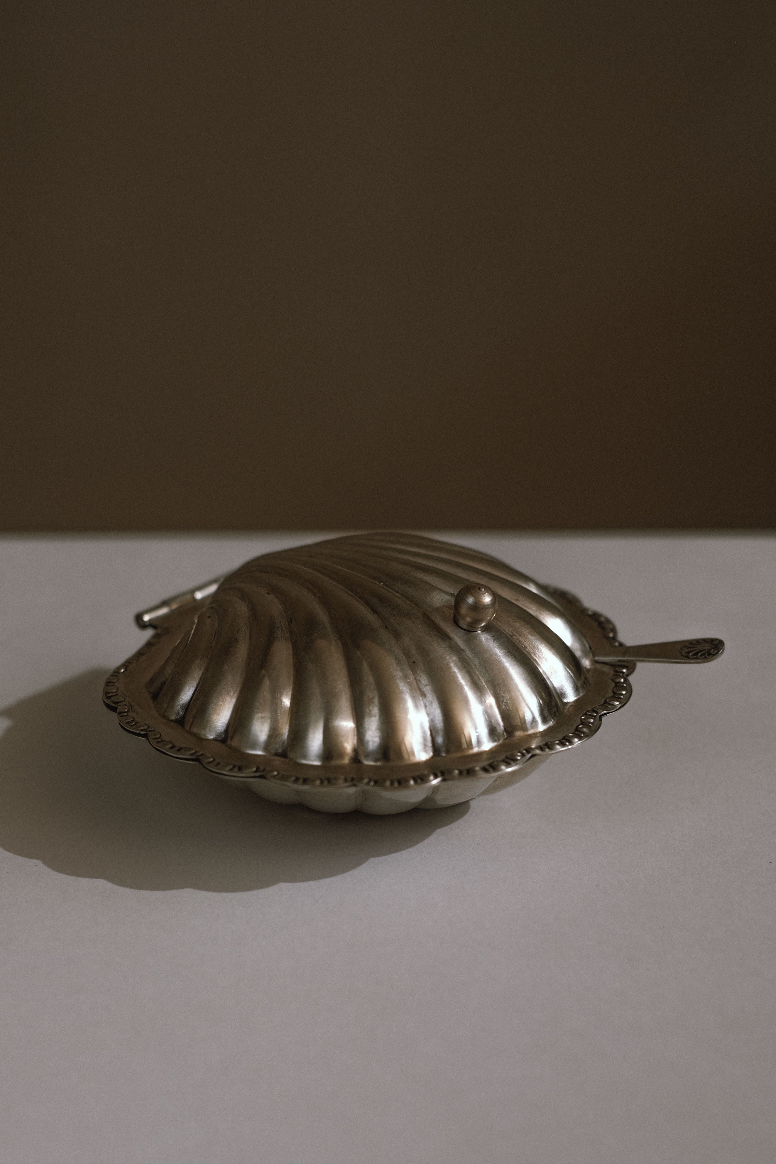 Shell Shaped Butter Dish