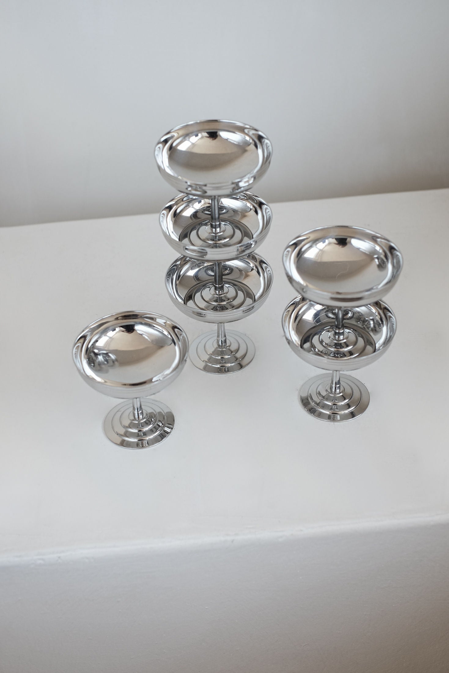 Set of 6 Ice Coupes