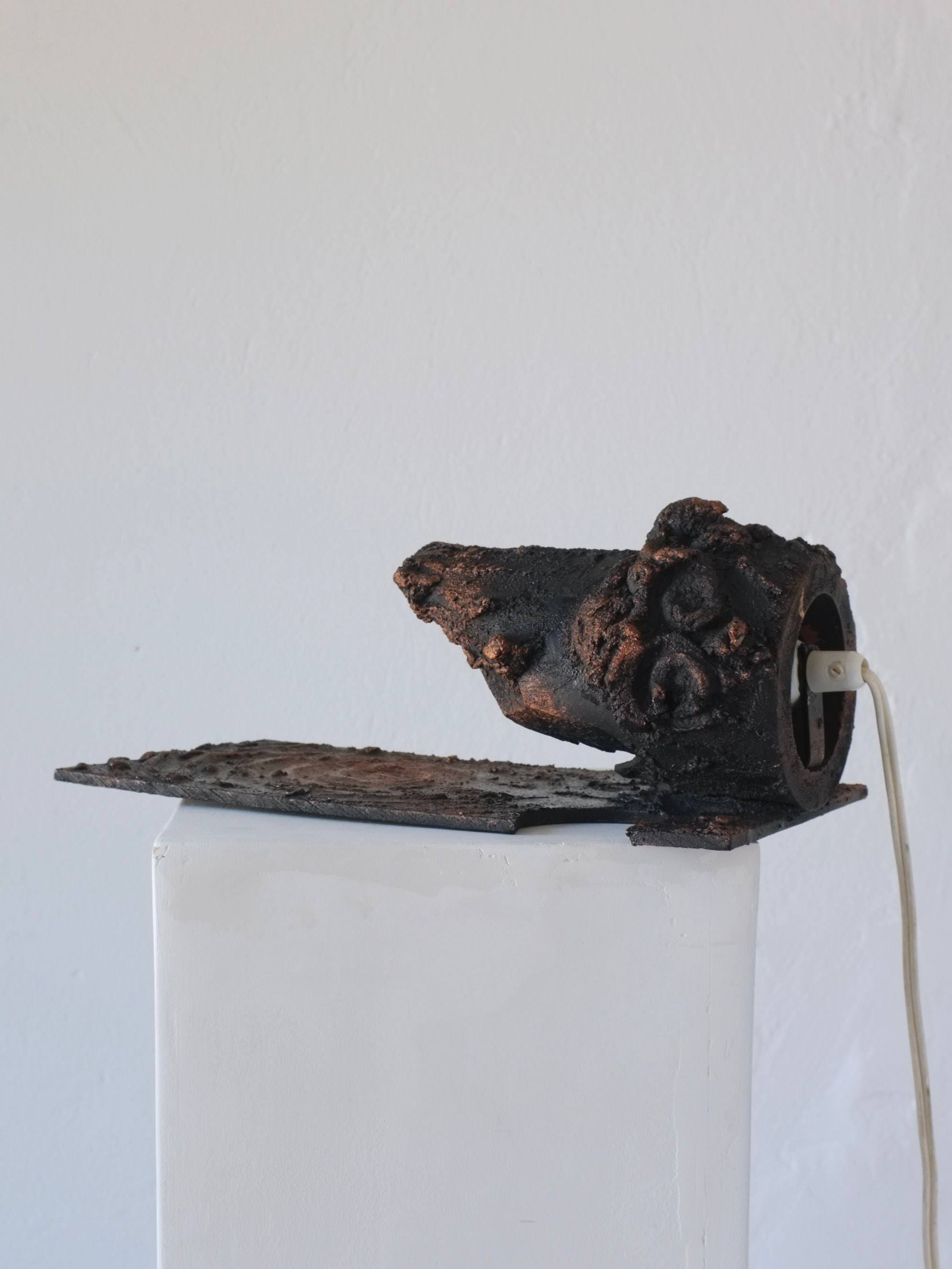 Brutalist Ceramic Wall Sconse by Jouko Kytömaa, 1970s