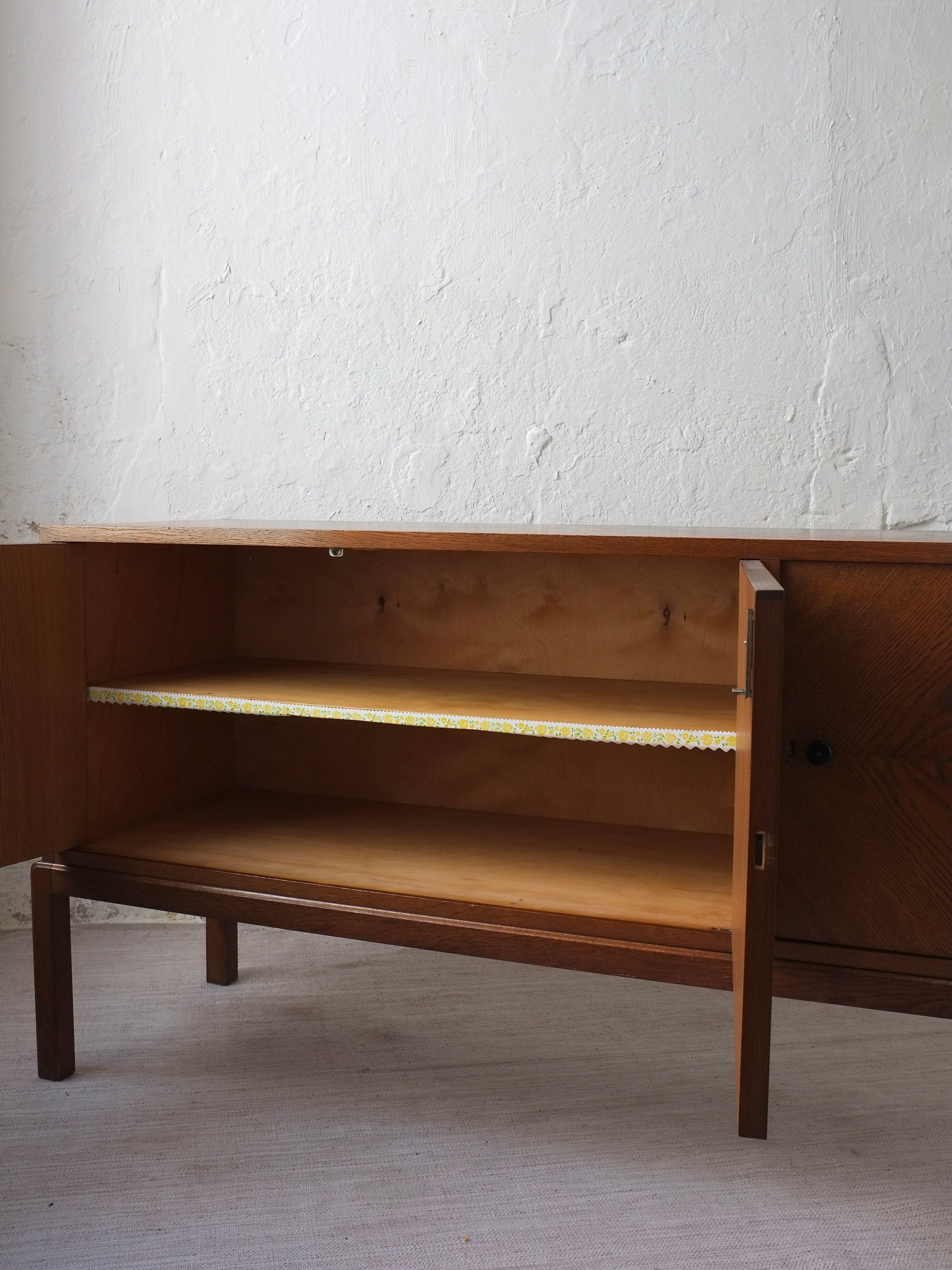 Swedish Modern Oak Sideboard, 1930s