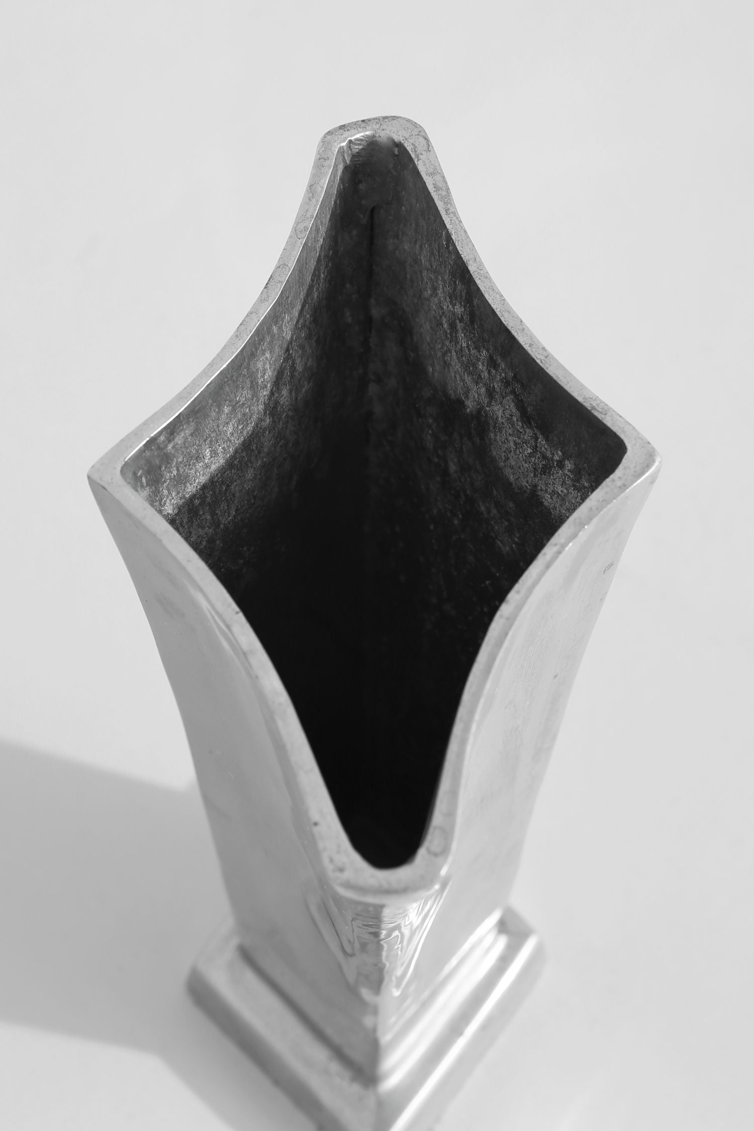 Chrome Tulip Vase