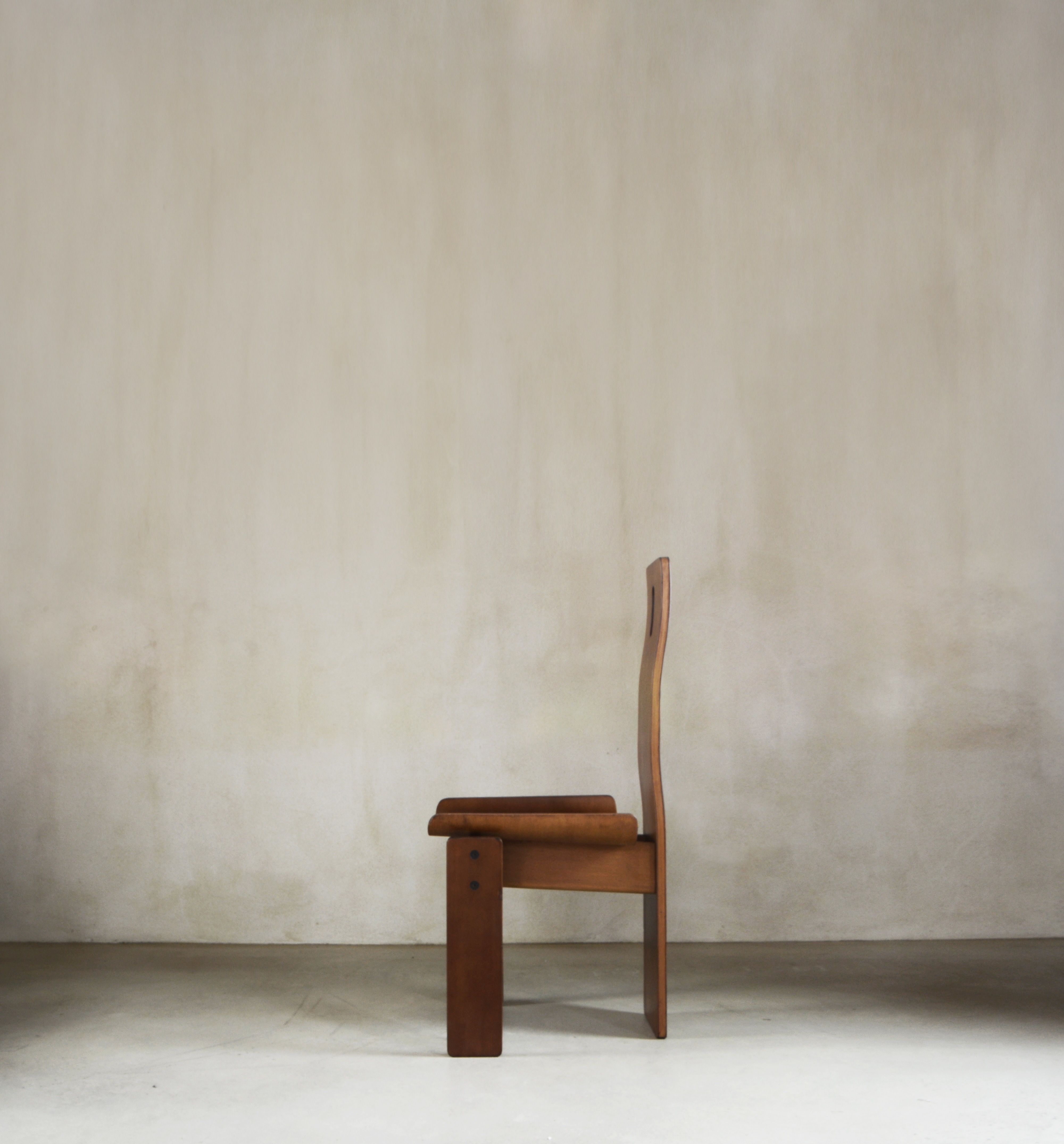 Diago Chairs by Edoardo Landi for Nikol International, 1970s, Set of 4
