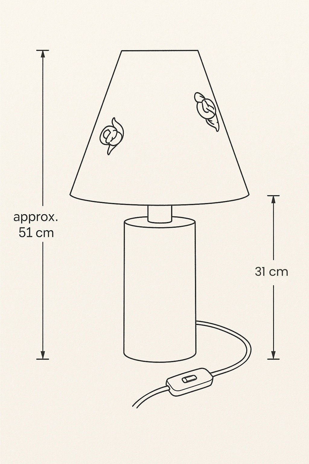 'Kaia' Ceramic Table Lamp