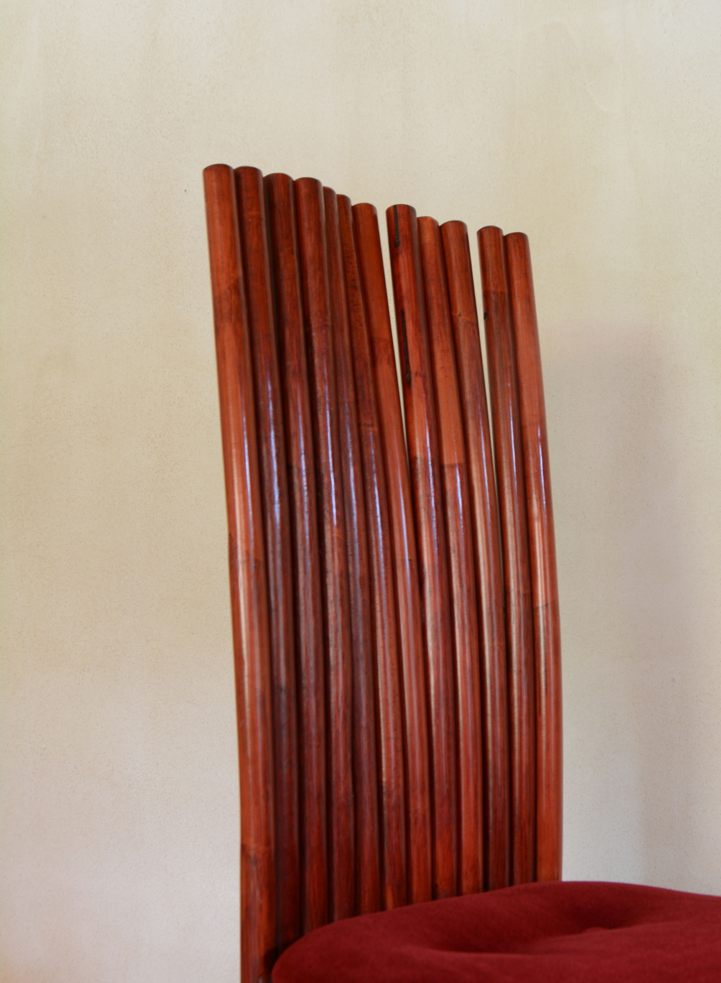 Set of 4 Vivai del Sud Chairs, ca 1970s