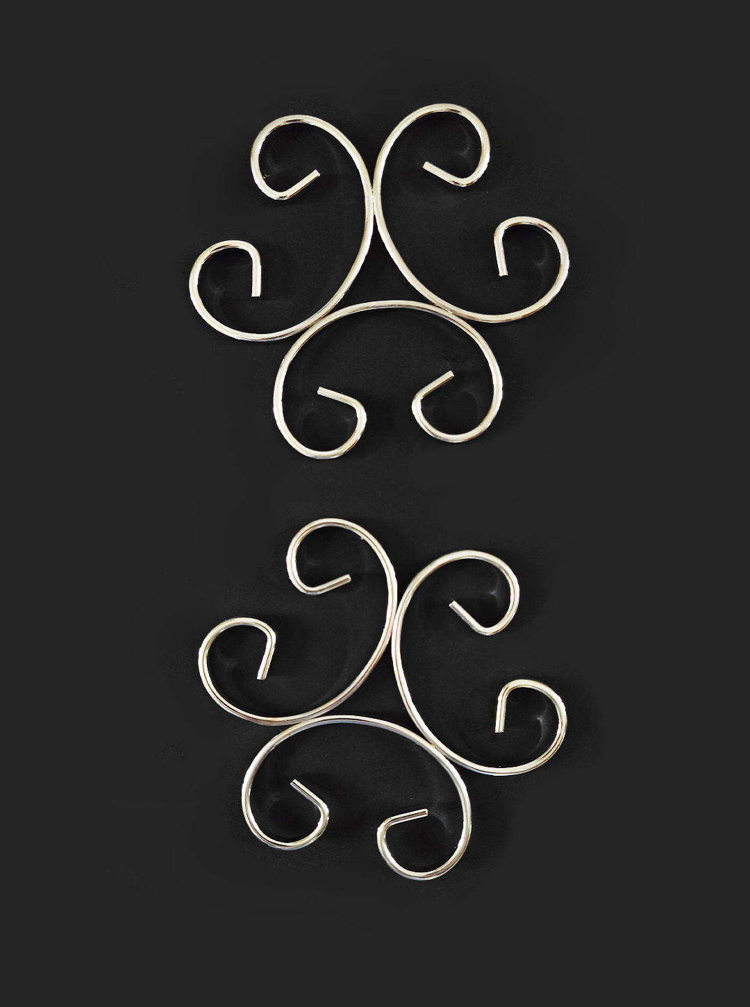 Pair of Swirling Table Mats, 70's