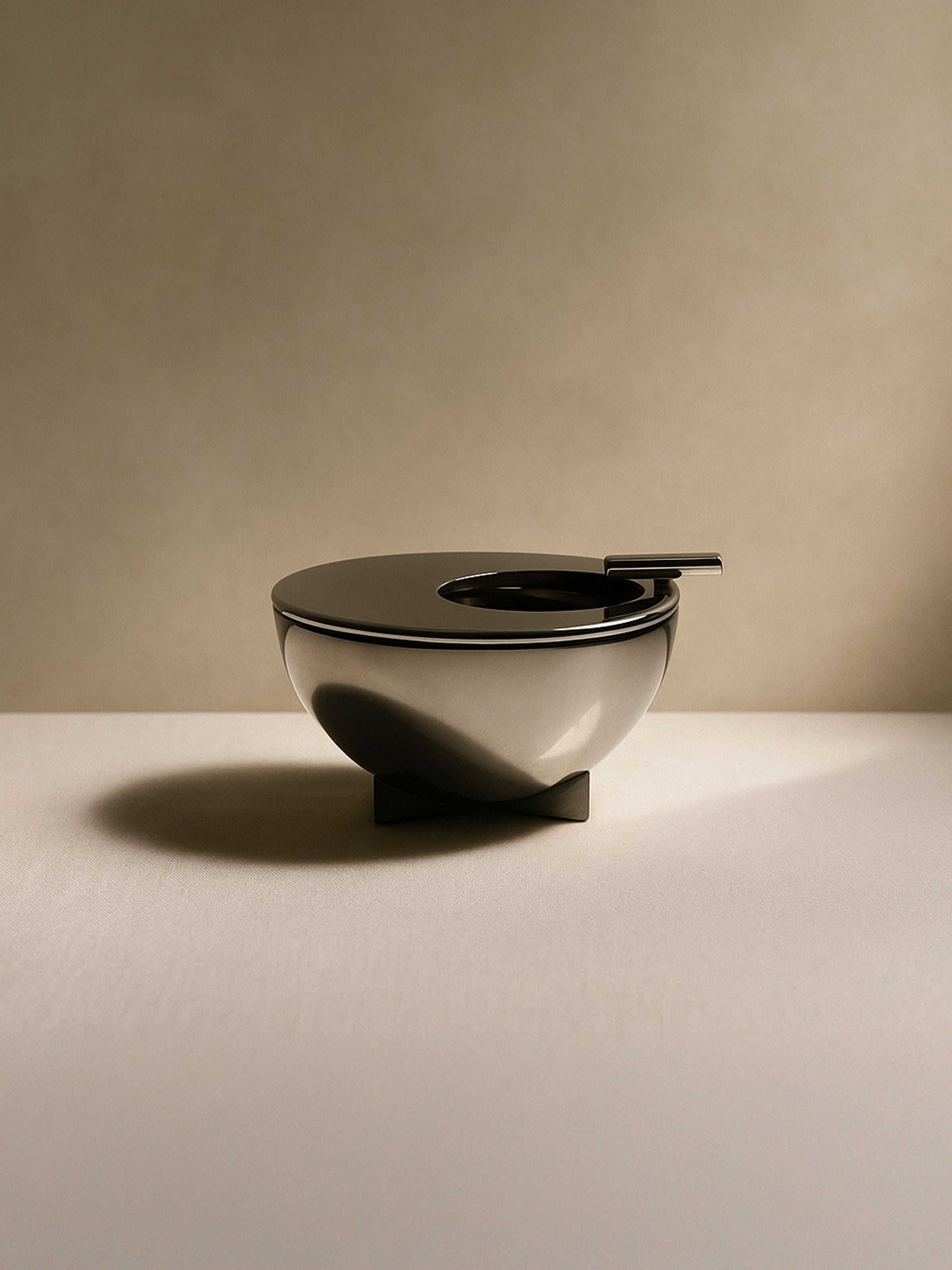 Bauhaus Ashtray by Marianne Brandt  by Alessi