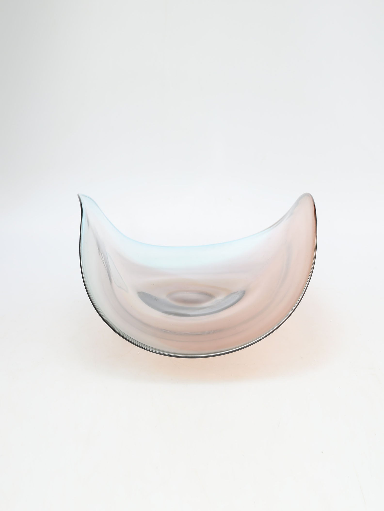 Large Iridescent Glass Bowl by Mats Johasson