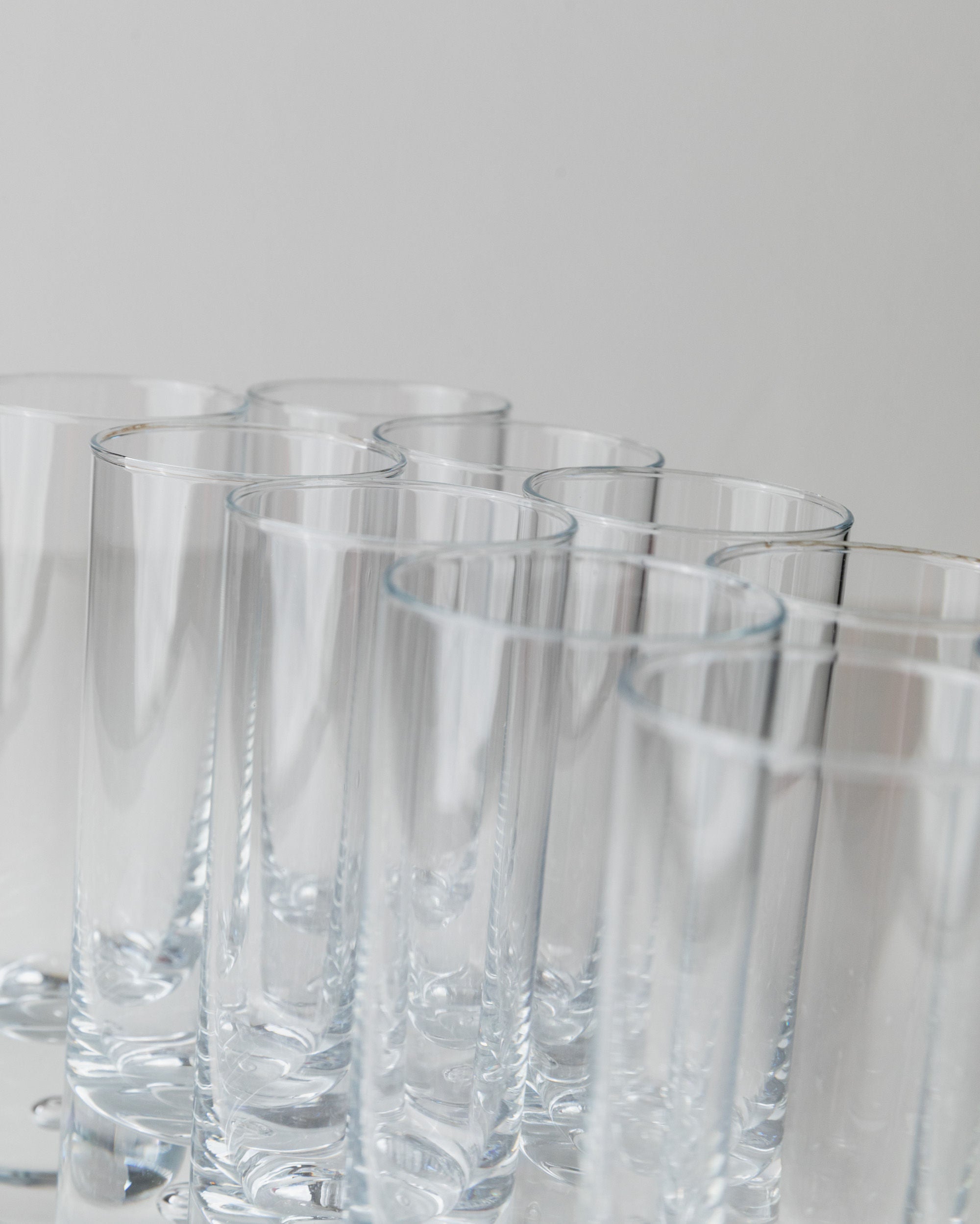 Set of 10 Murano Glass, Italy 1970s