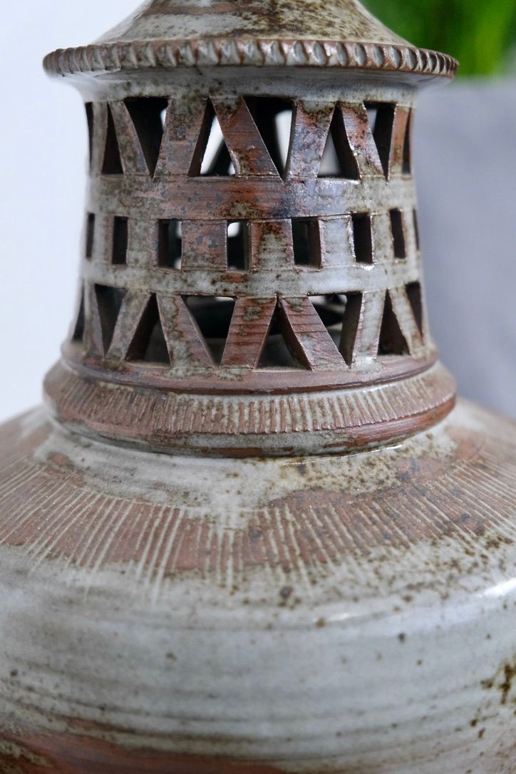 Ceramic Table Lamp from Vallauris.