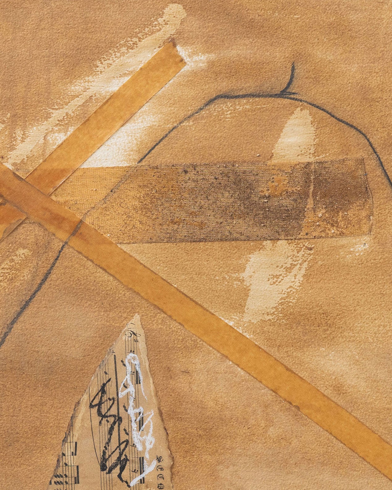 Abstract Composition by Aramis Ney (Uruguayan, b. 1943)