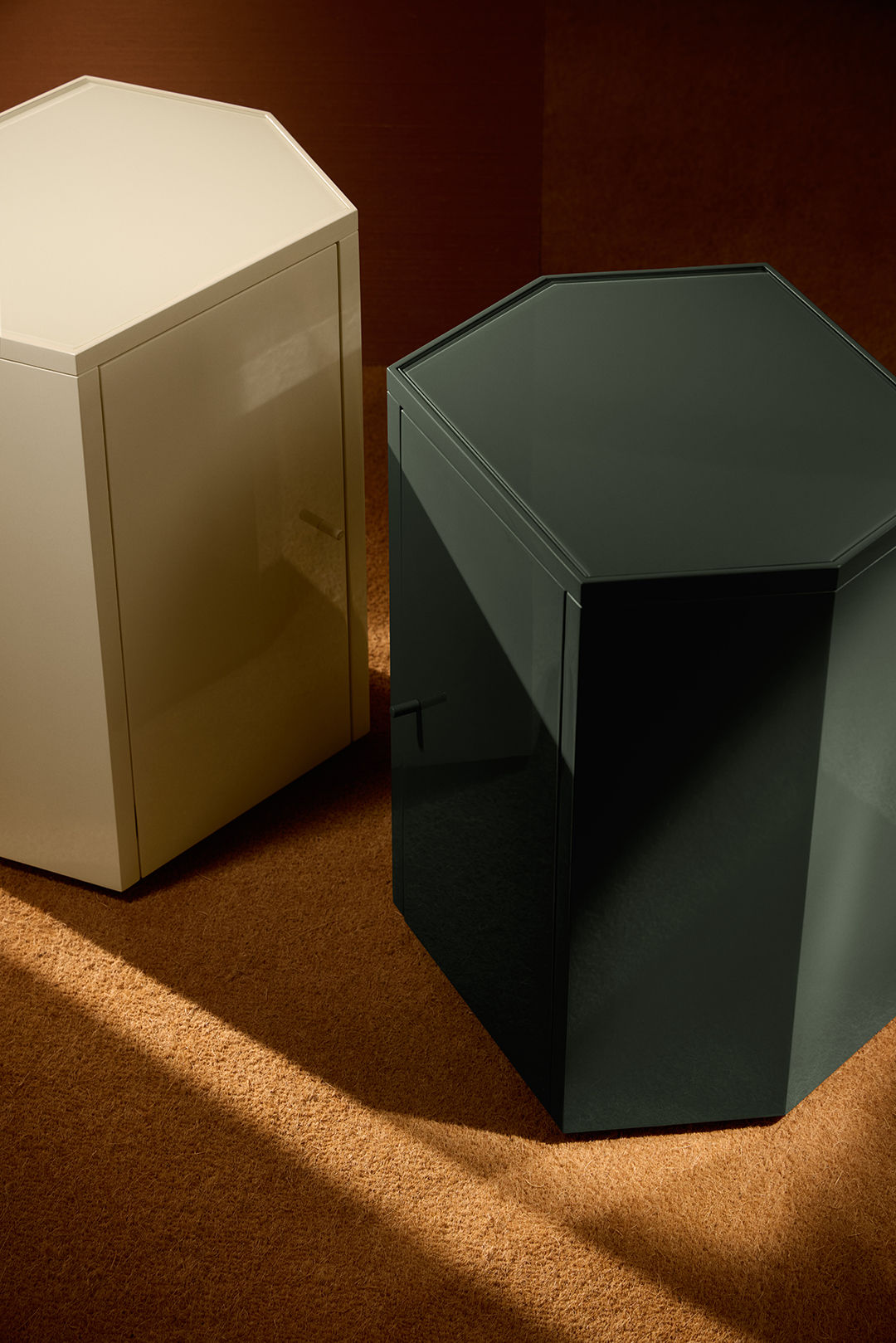 Pair of Park Nightstand in Lacquer