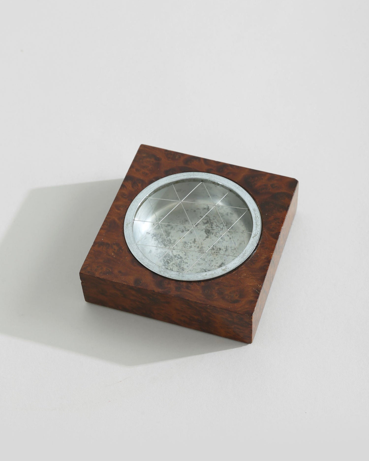 Burl Wood Mid-century Ashtray