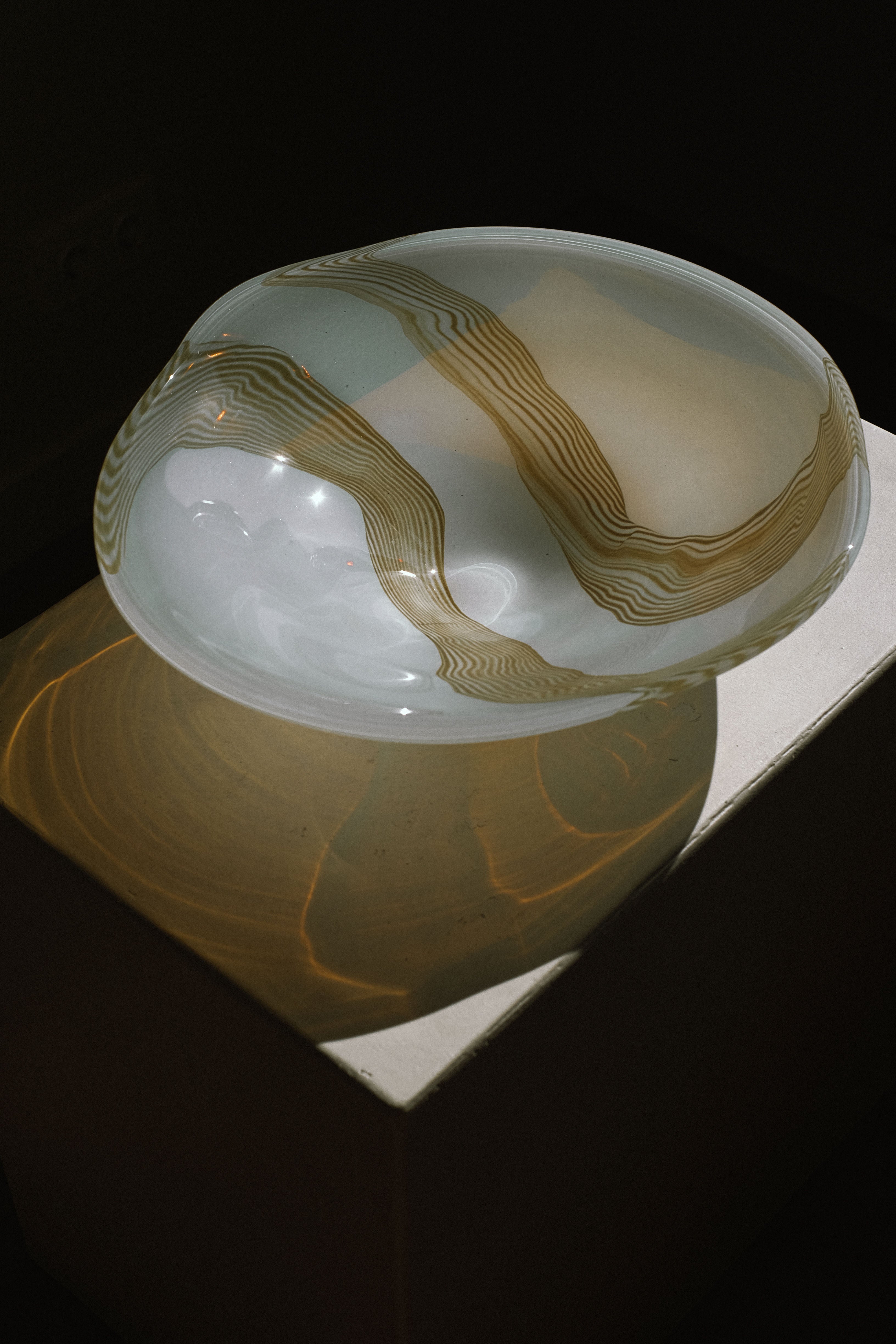 Large Blown Glass Bowl