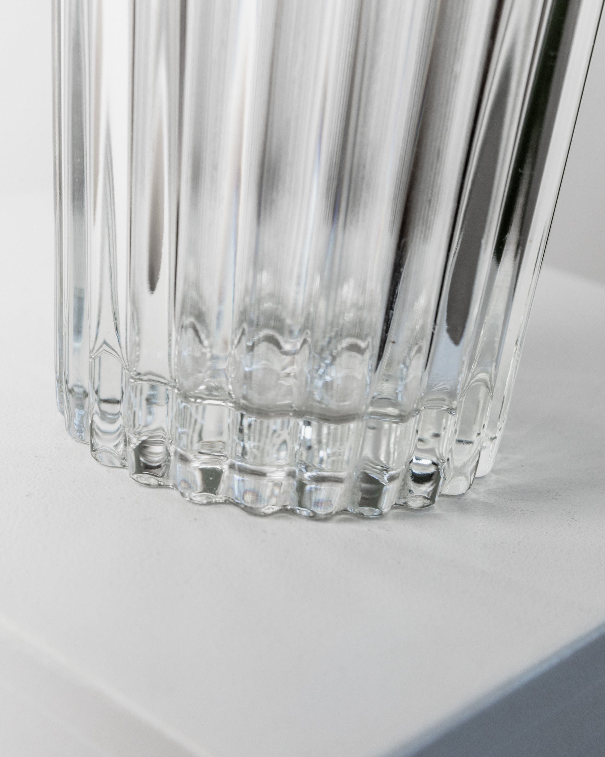 Clear Glass Vase by Luminarc, France 1970s