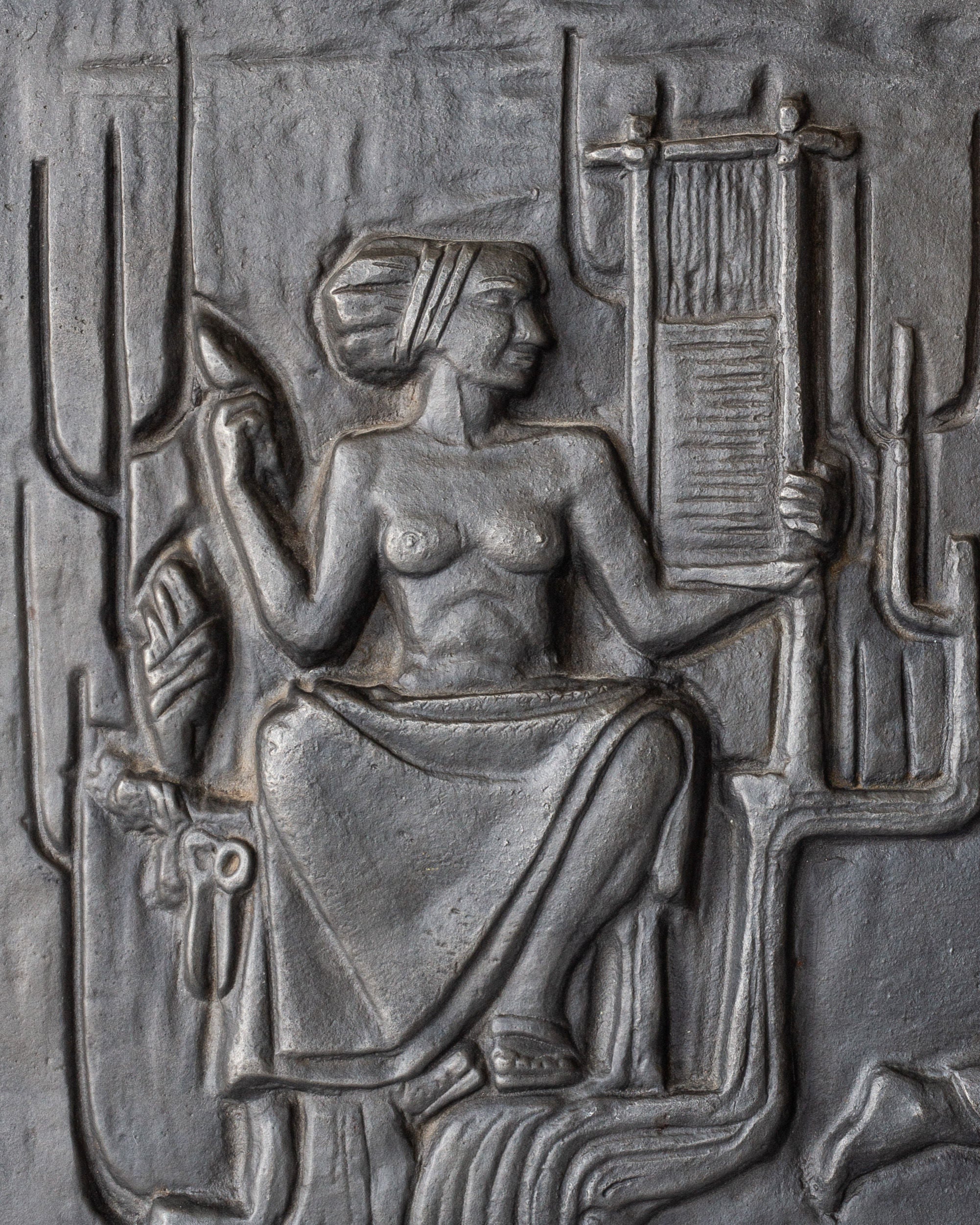 Cast Iron Wall Relief by Ulla Fogelklou-Skogh, 1960s