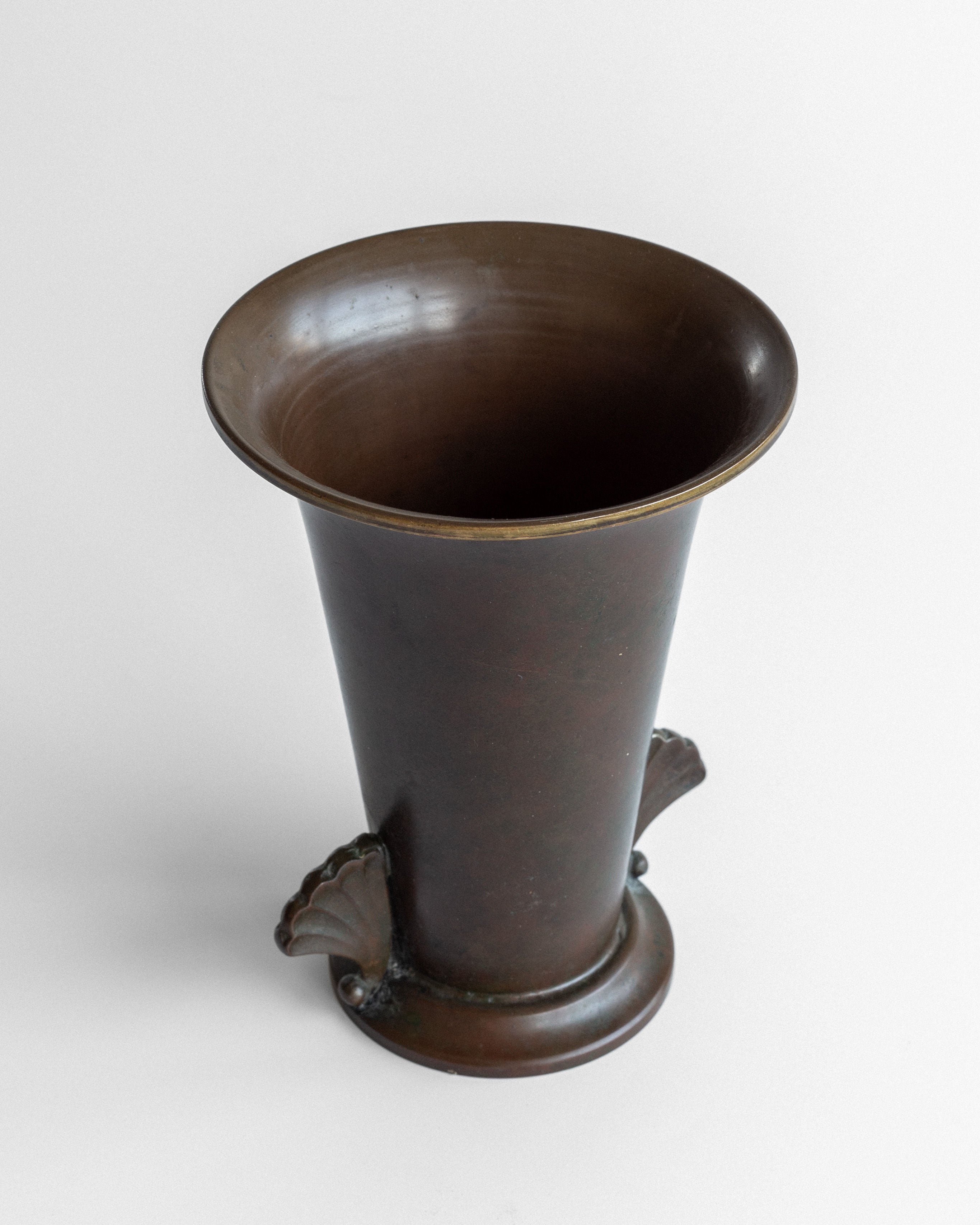 Danish Art Deco Bronze Vase, 1930s