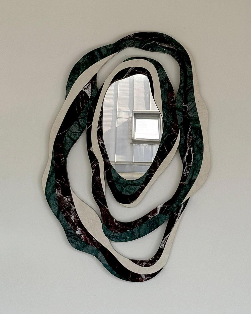 'Orbis' Marble Mirror