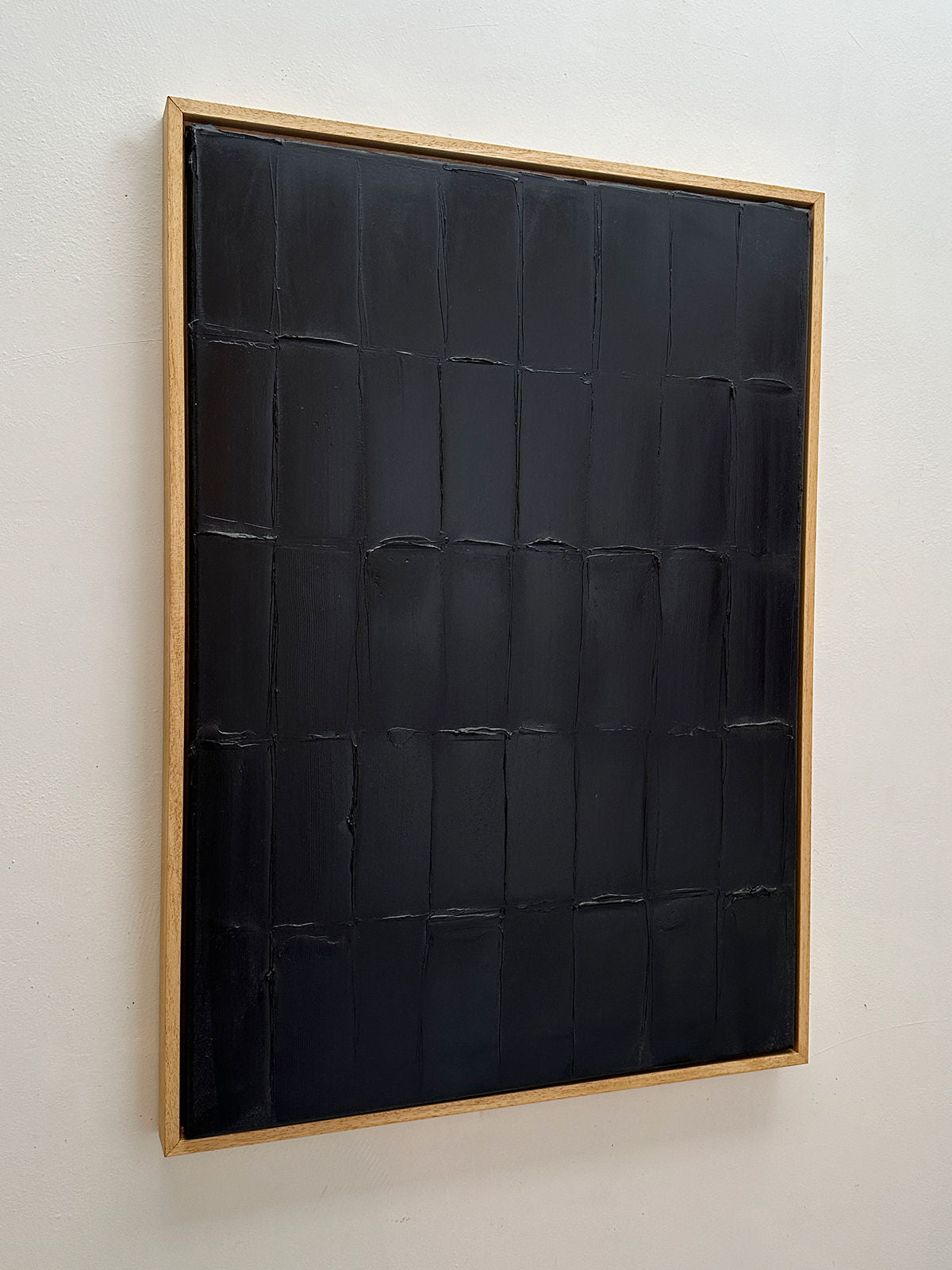 'Lamp Black - Strokes' Painting