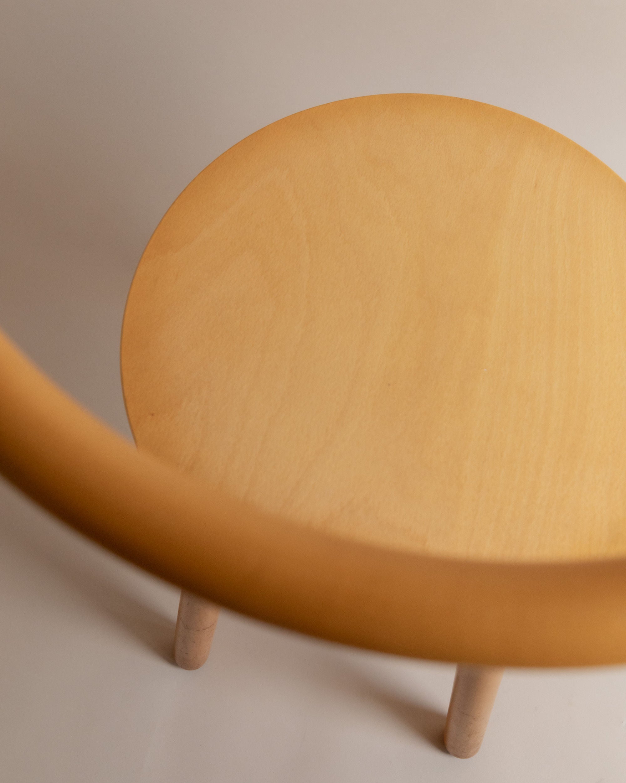 Wooden Chair - Minimalist Design, Italy 80s