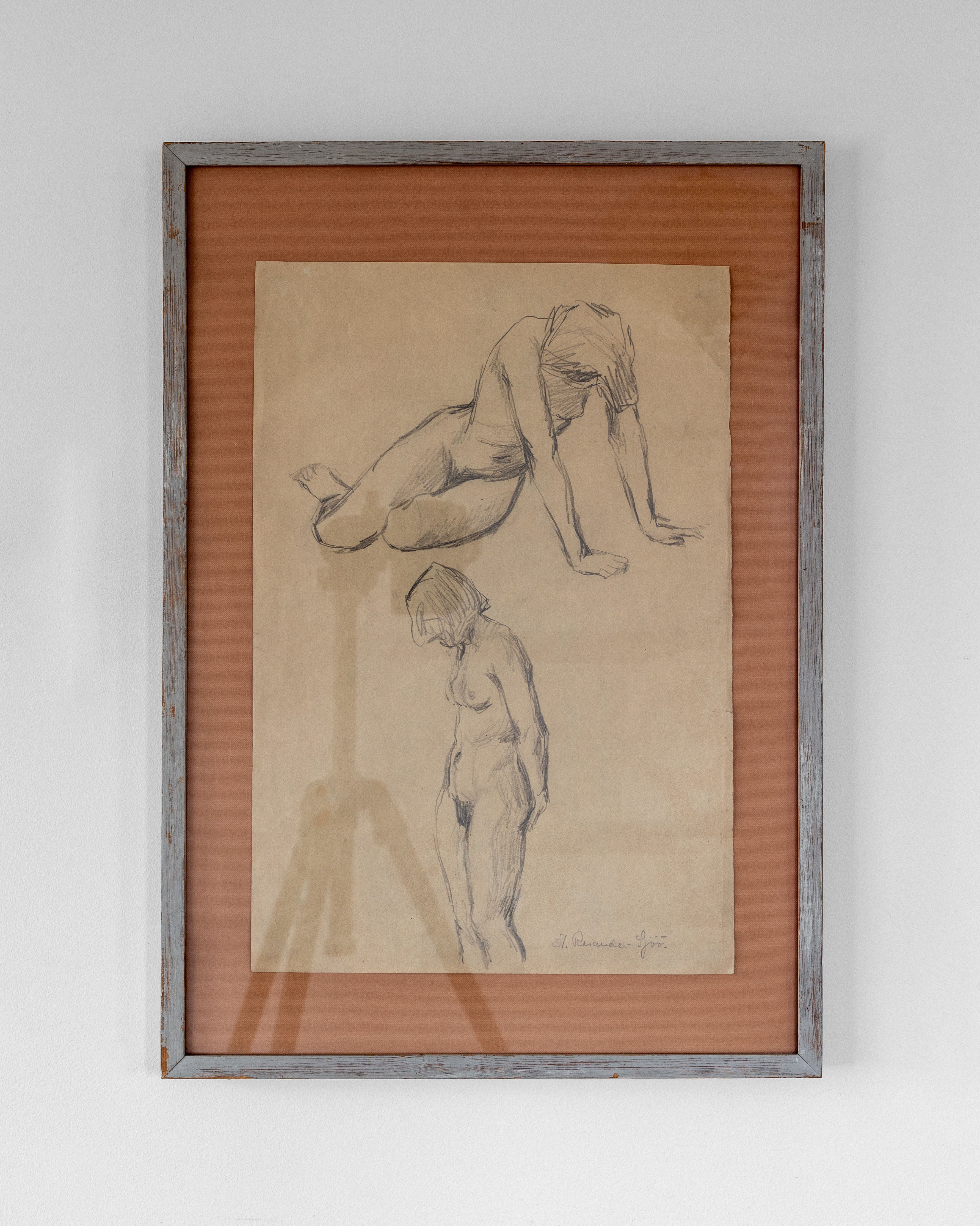 Nude Drawing Study II, 1940s