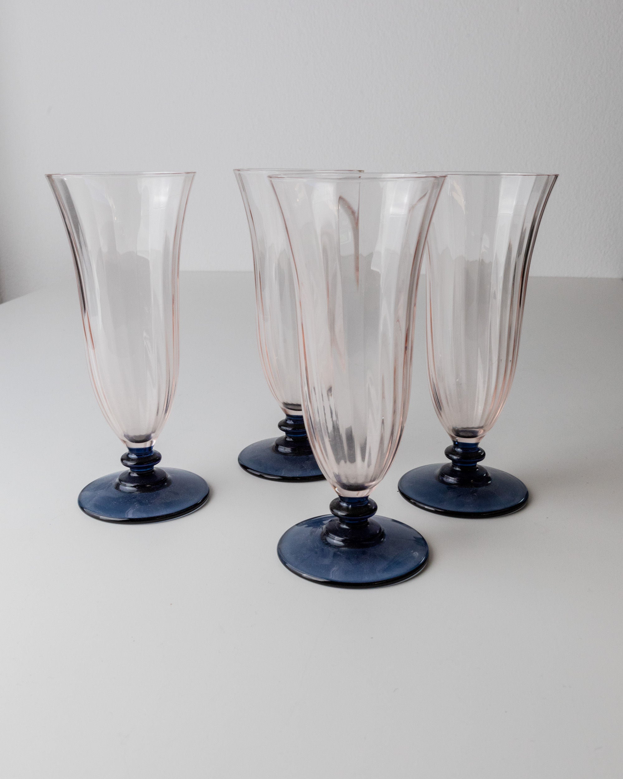 Set of 6 Murano Glass, Italy 70s