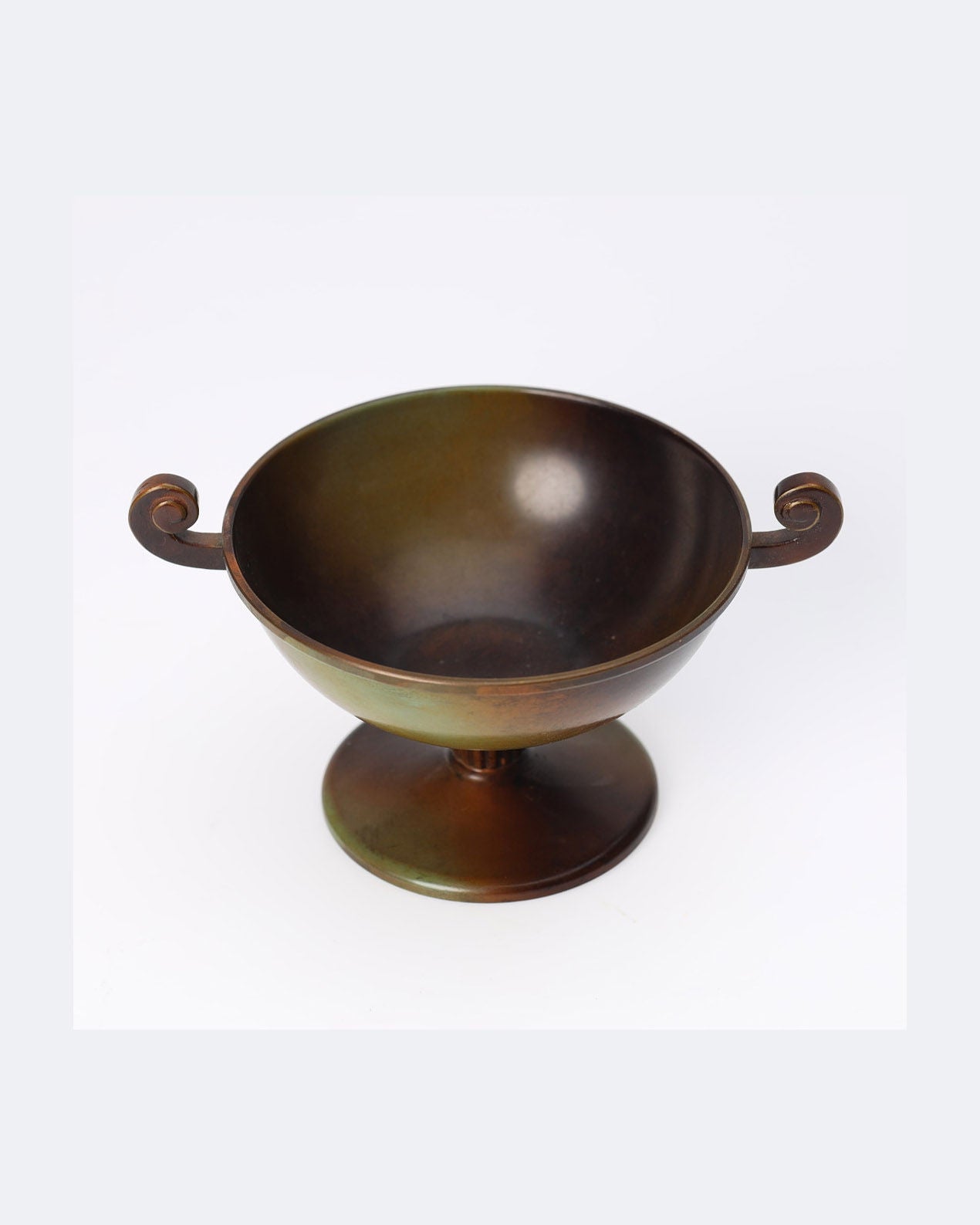 Small Tazza by Carl-Einar Borgström for Ystad Brons, Sweden