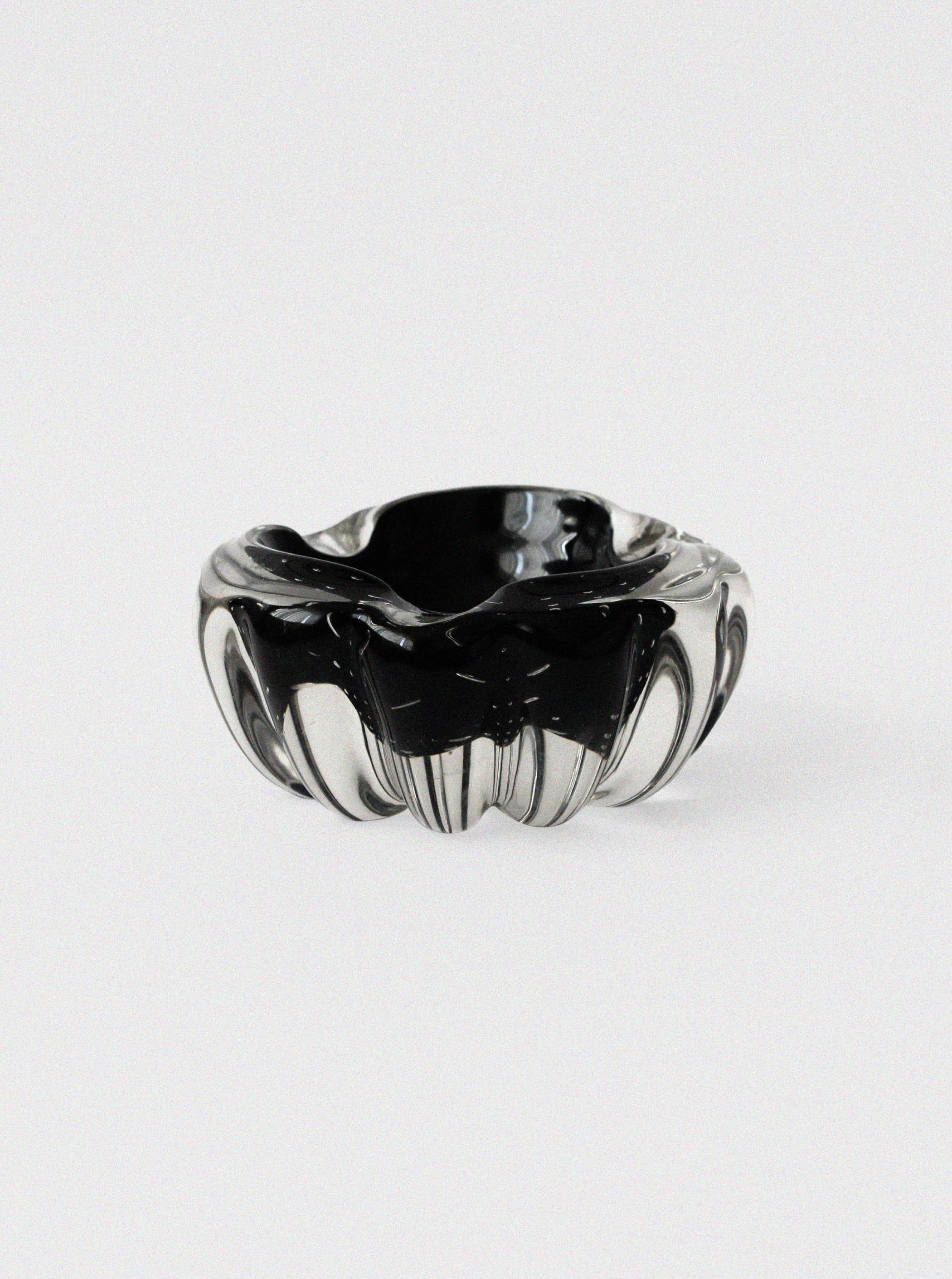Walter Johansson 60s Crystal Glass Ashtray
