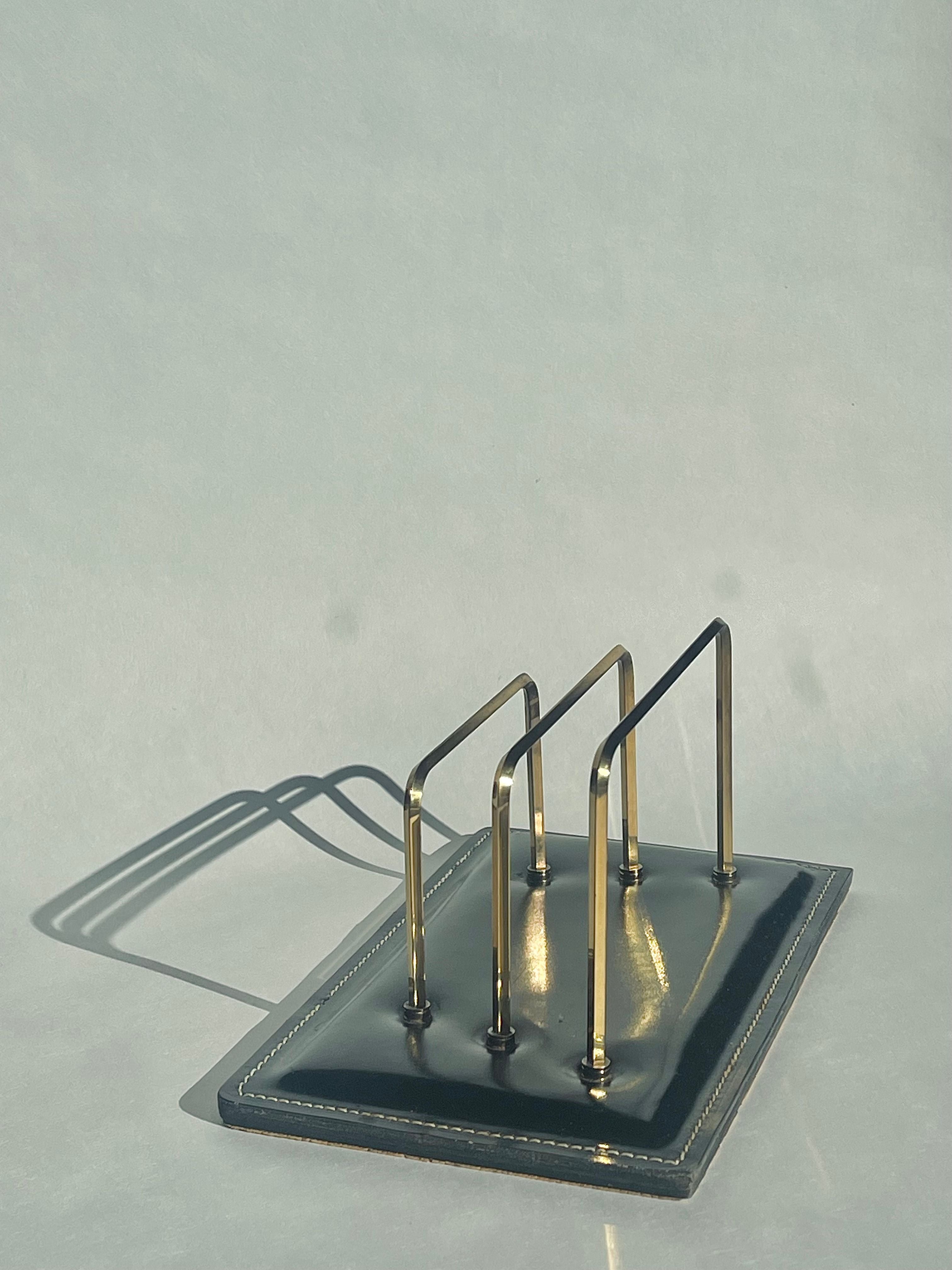 Jacques Adnet Style Letter Holder