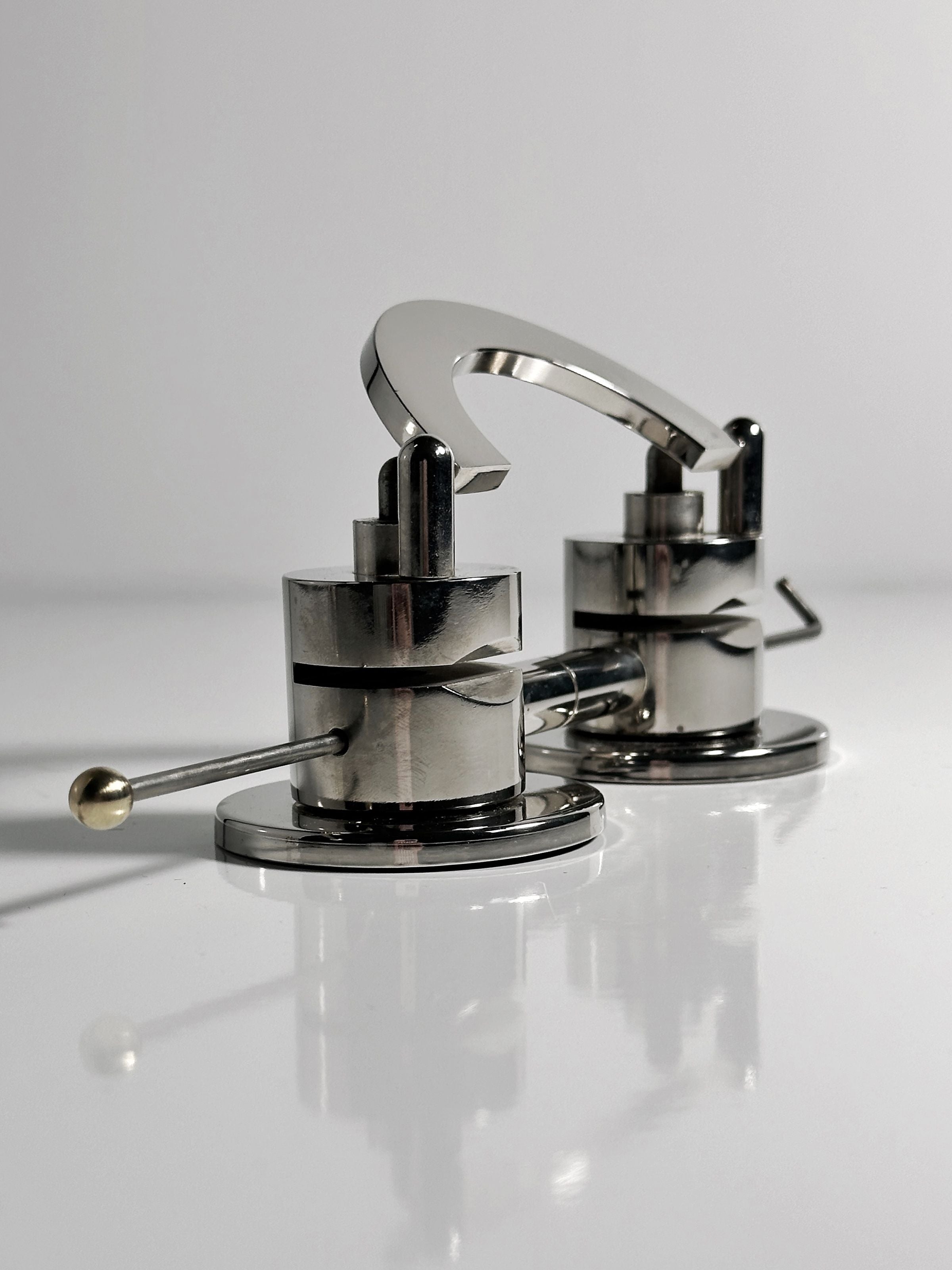 Chrome-plated Art Deco Desk Set