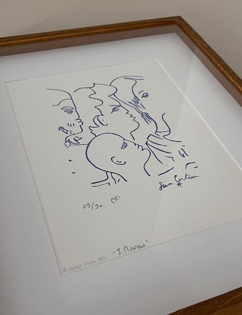 Jean Cocteau Lithograph by Médecine | The Oblist
