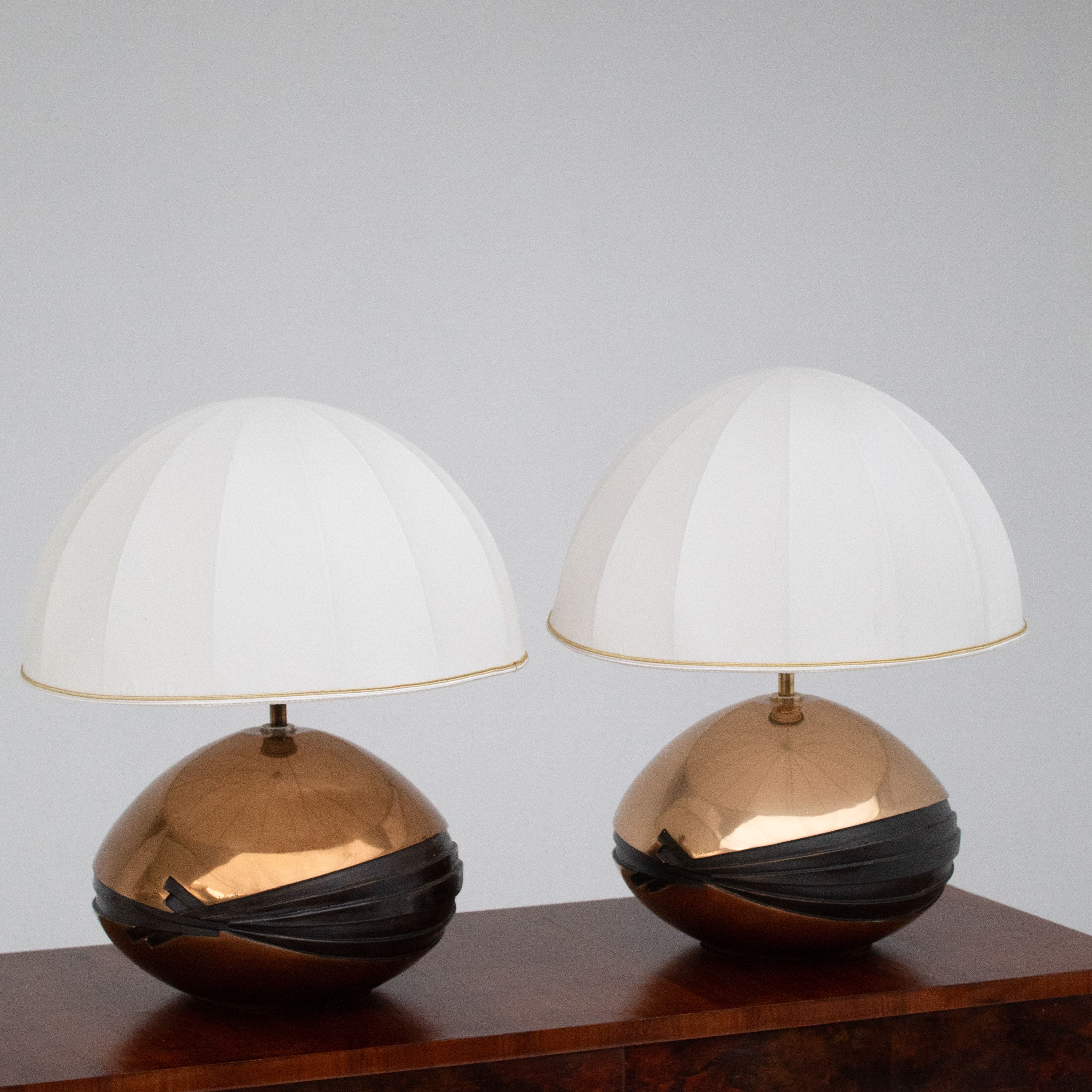 Set of 2 Table Lamps by Esa Fedrigolli for Esart, Italy