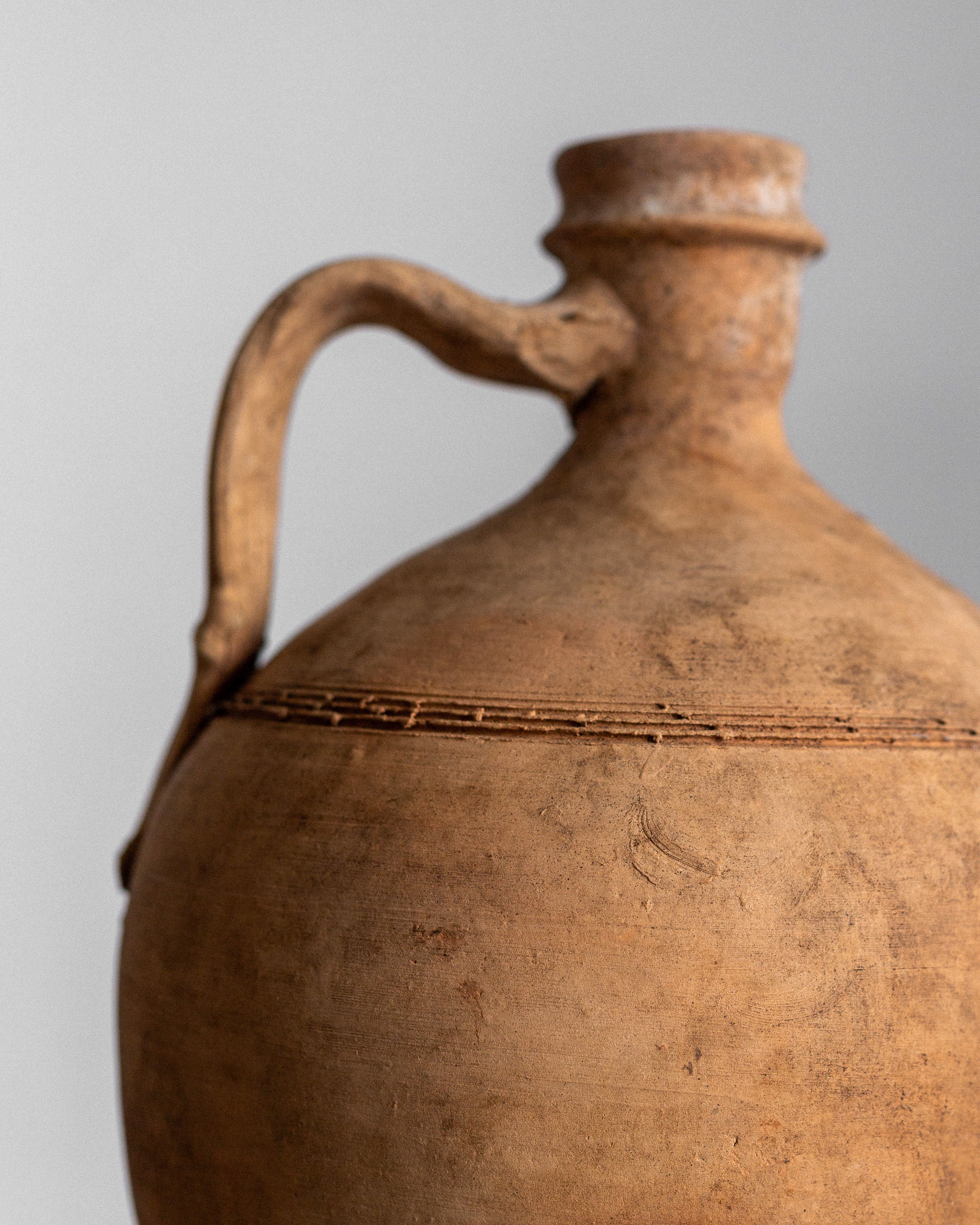 Early 20th Century European Olive Jar