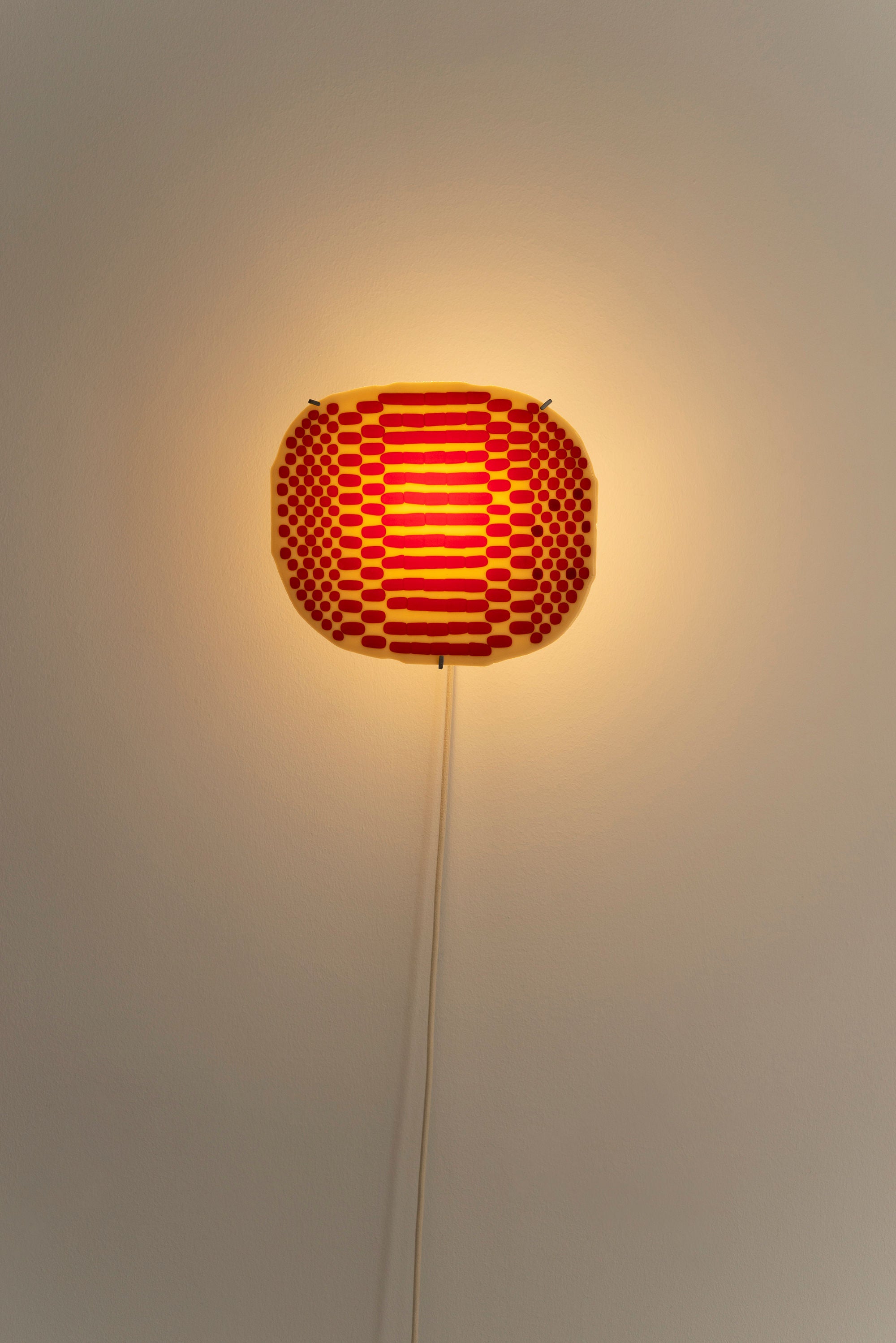Lampe Murale à Damier Beige