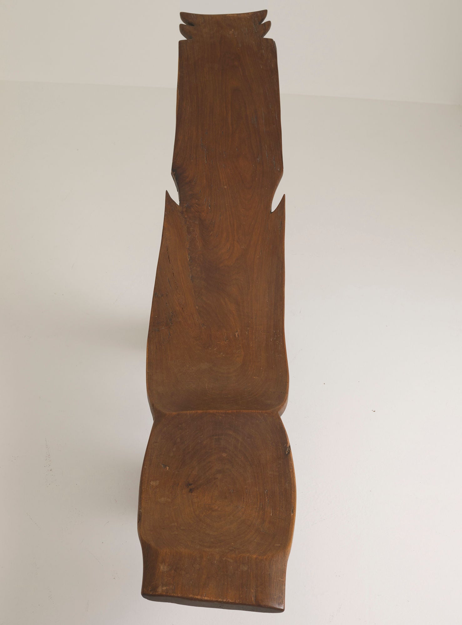 Large Mid-Century Senufo Stargazing Chair