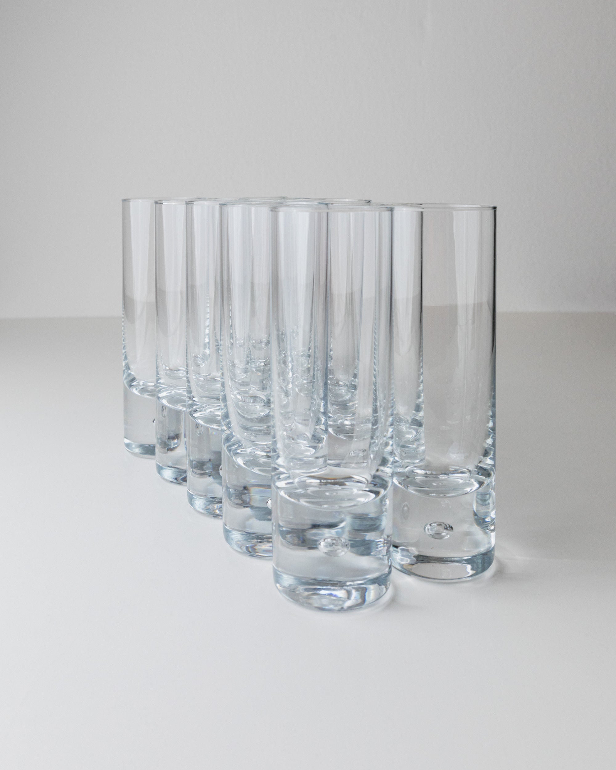 Set of 10 Murano Glass, Italy 1970s