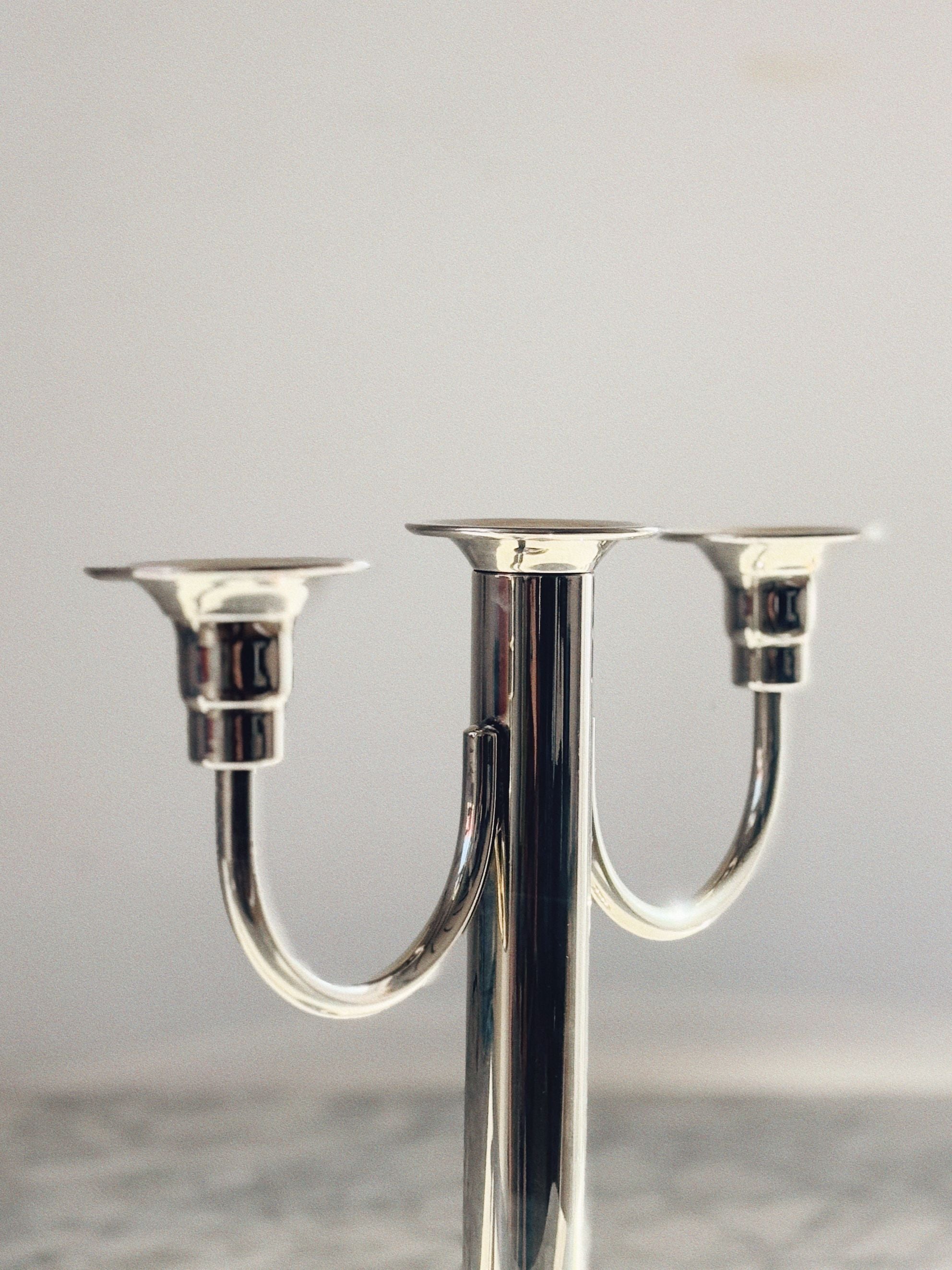 3 Arm Metal Candleholder