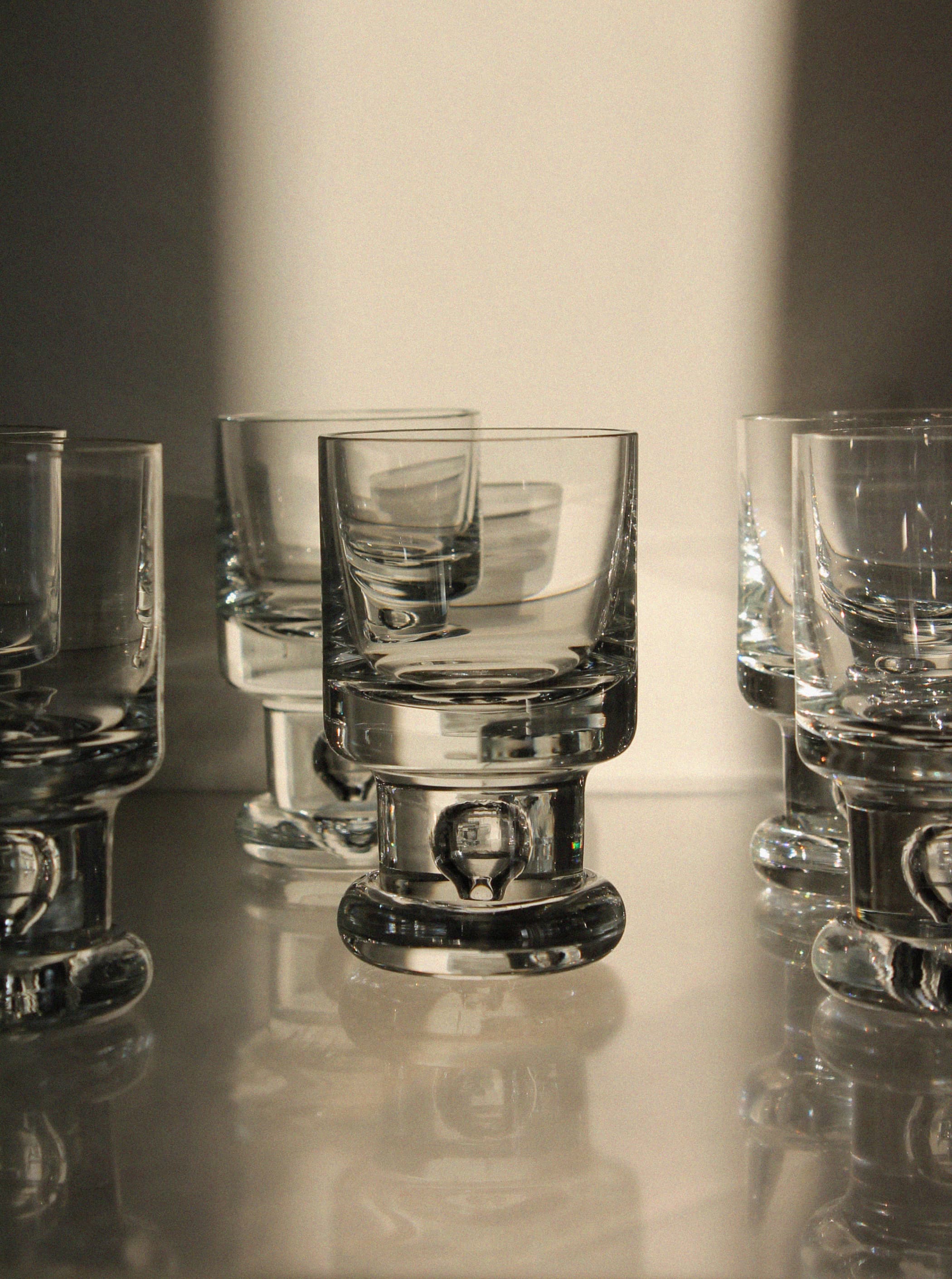 Tapio Wirkkala Set of Glasses by Vintage Stories | The Oblist