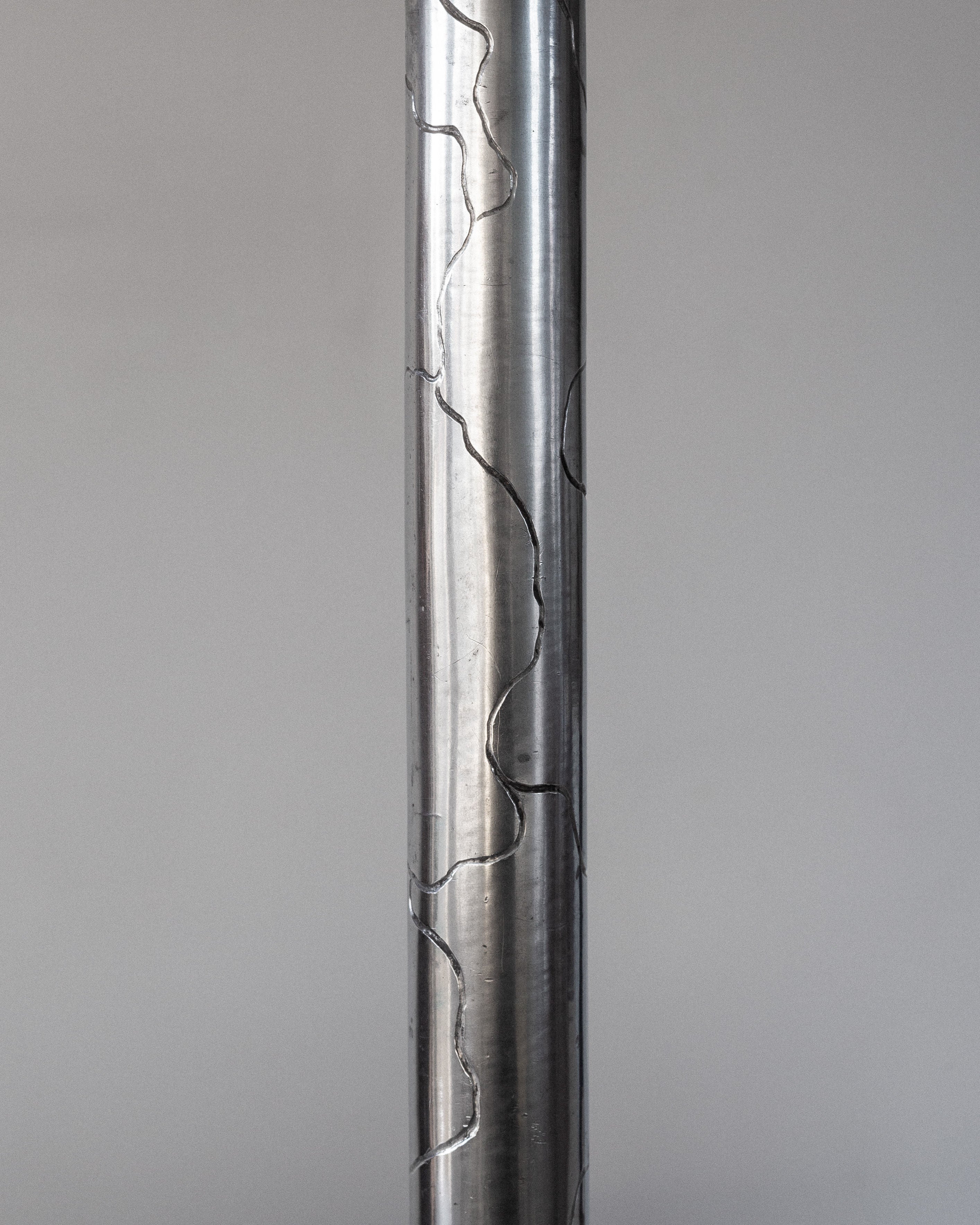 Art Deco Pewter Lamp, 1920s Sweden