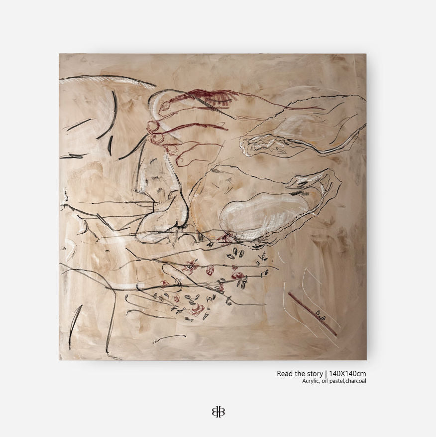 'Read the story vol. 01 and vol.02' Painting