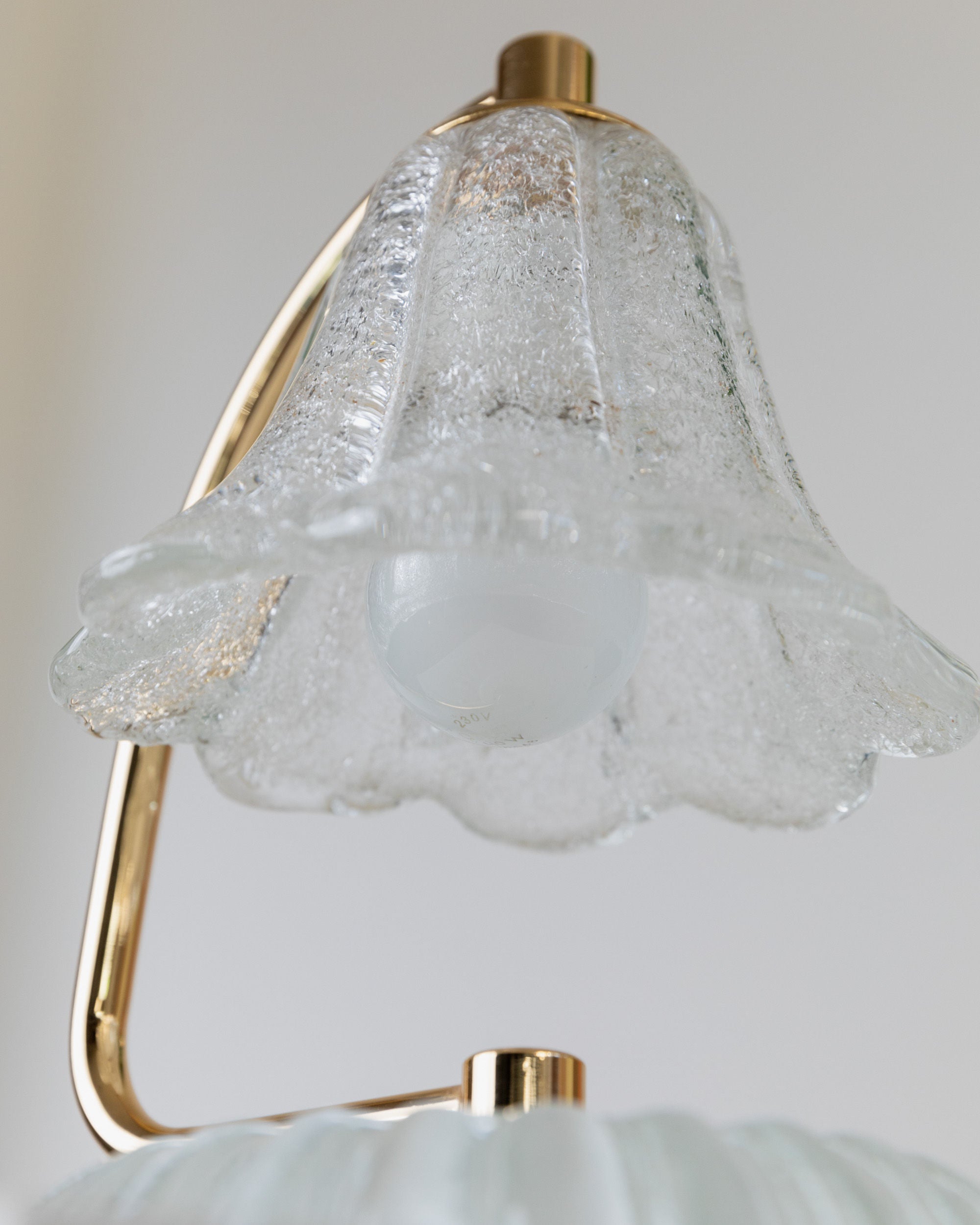 Murano Glass Table Lamp 1970s Italy