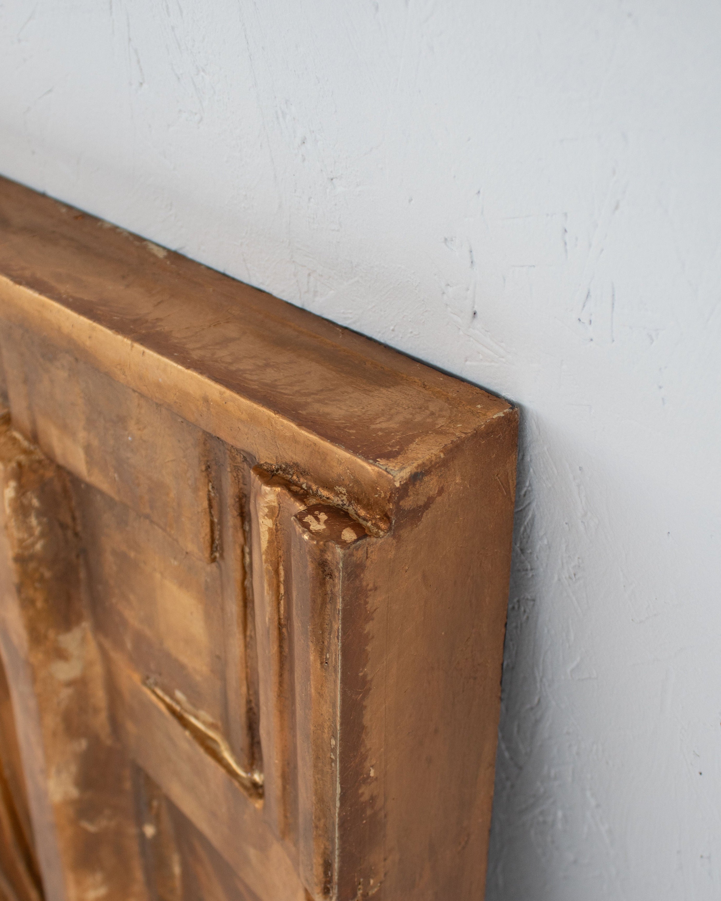 Cubist Wall Sculpture in Plaster