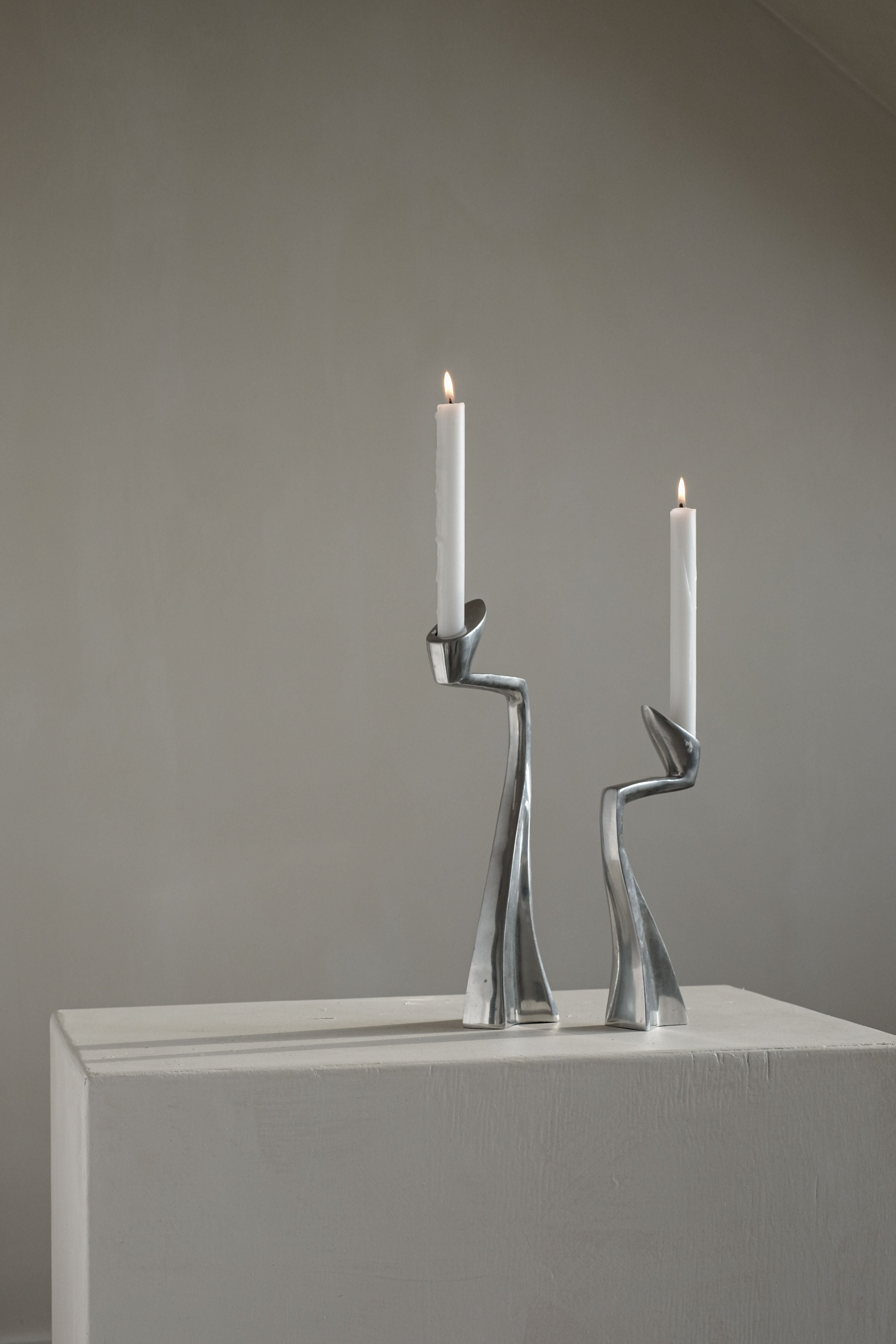 Pair of Candleholders by Matthew Hilton 80's