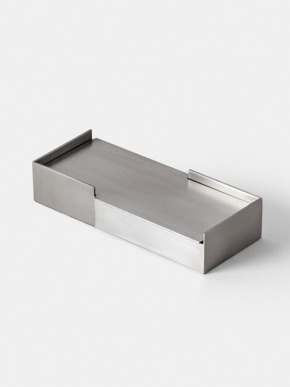 'Carlo' Long Box in Stainless Steel
